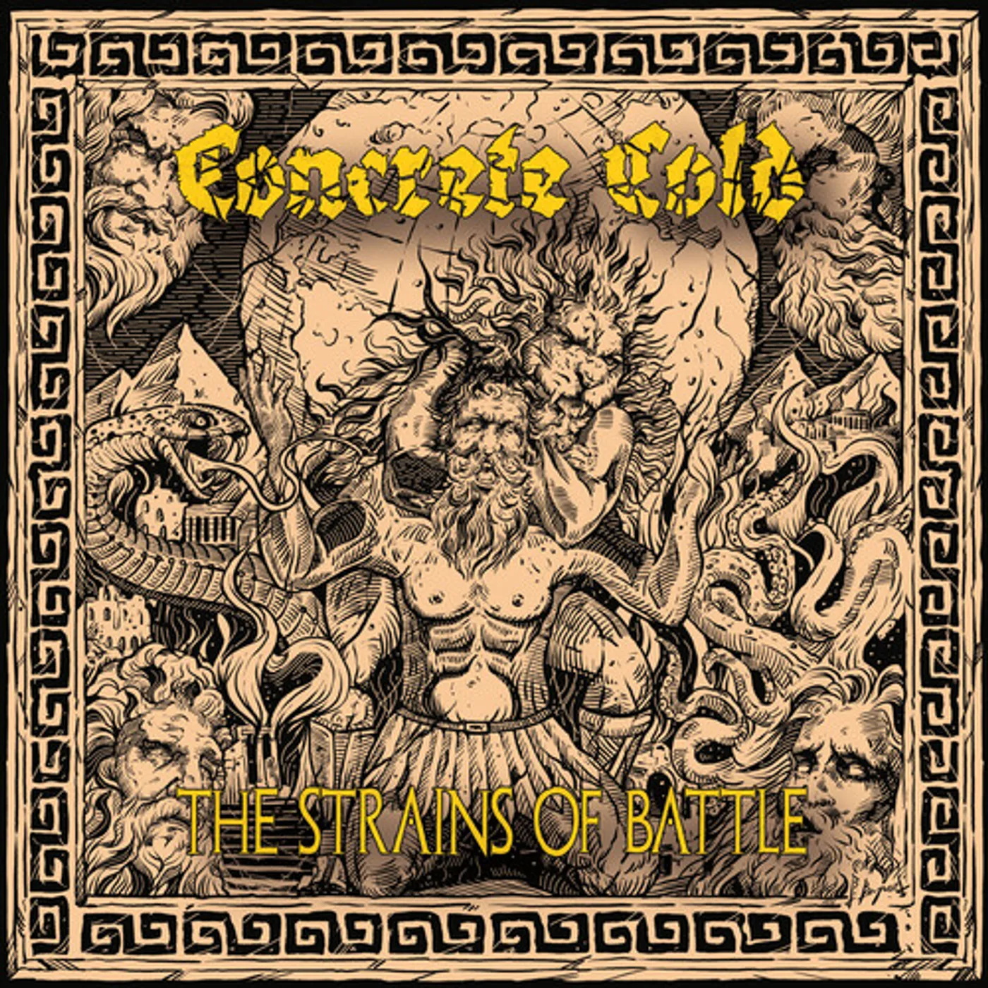 Concrete Cold STRAINS OF BATTLE Vinyl Record