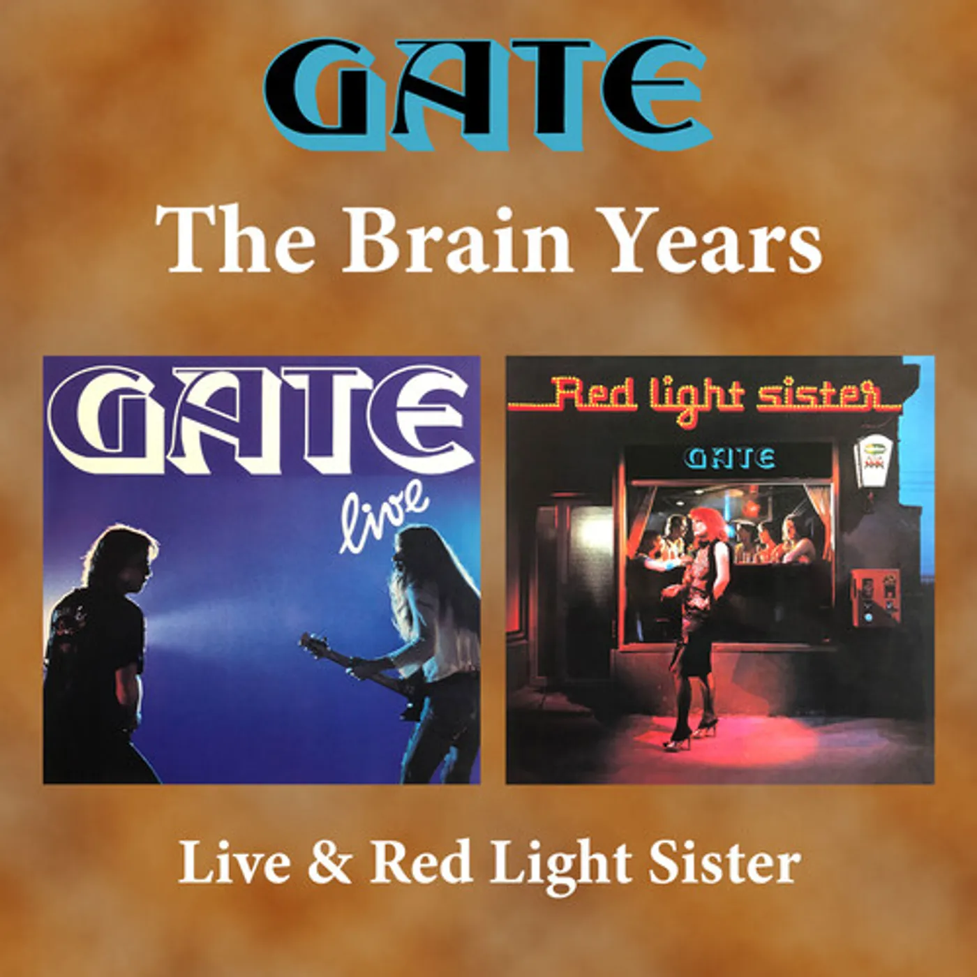 Gate BRAIN YEARS: LIVE & RED LIGHT SISTER CD