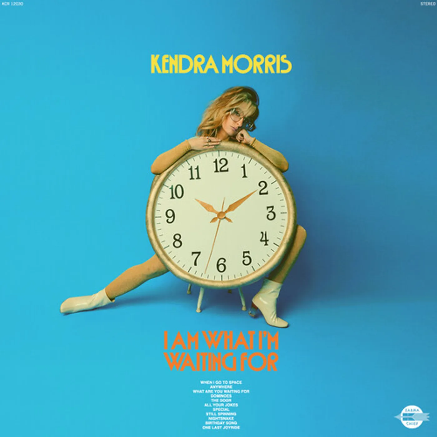 Kendra Morris I AM WHAT I'M WAITING FOR - BLUE W/ WHITE SWIRL Vinyl Record