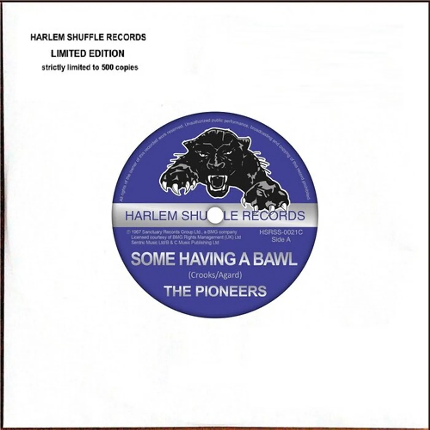 The Pioneers SOME HAVING A BAWL / WHIP THEM Vinyl Record