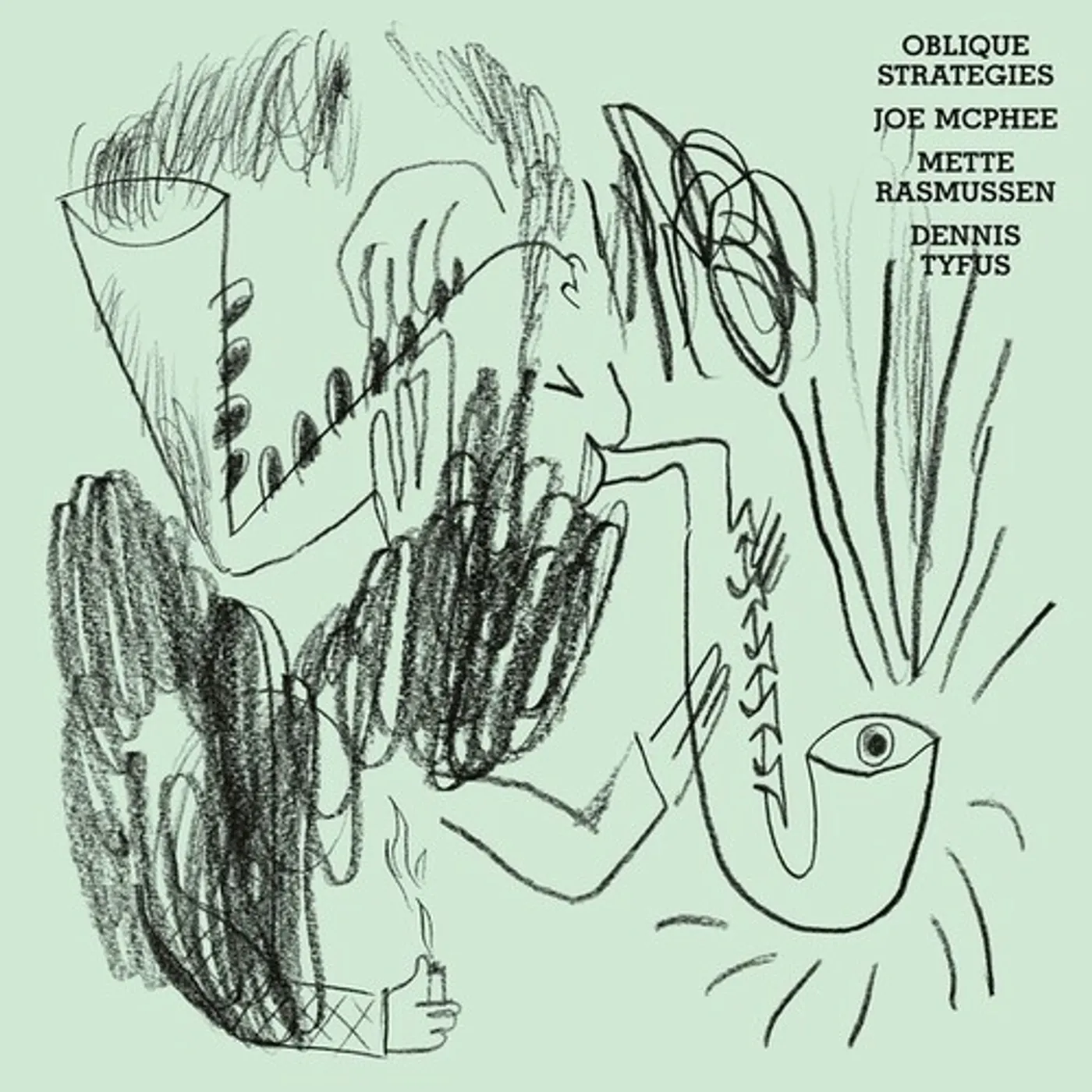 Joe Mcphee / Mette Rasmussen / Dennis Tyfus OBLIQUE STRATEGIES Vinyl Record
