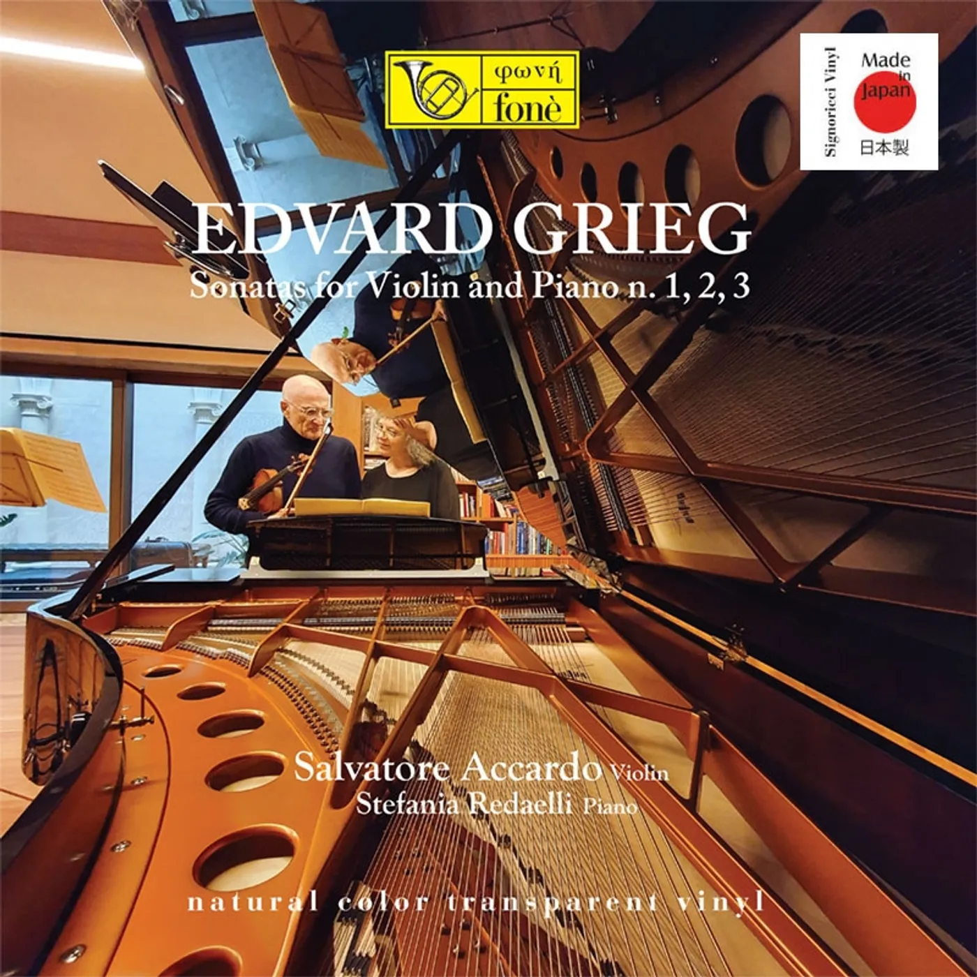 Grieg / Salvatore Accardo GRIEG: SONATAS FOR VIOLIN & PIANO Vinyl Record