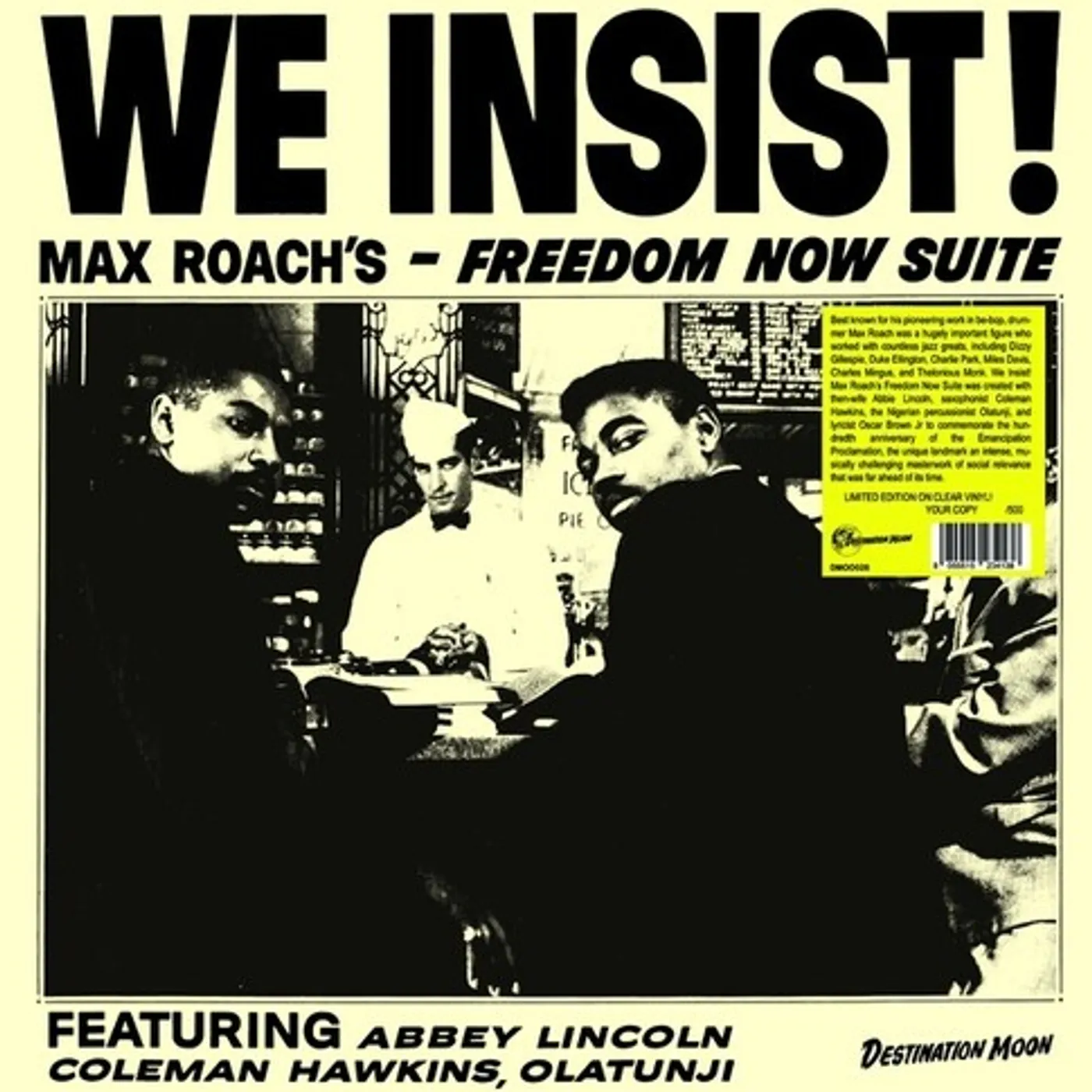 WE INSIST MAX ROACH'S FREEDOM NOW SUITE Vinyl Record