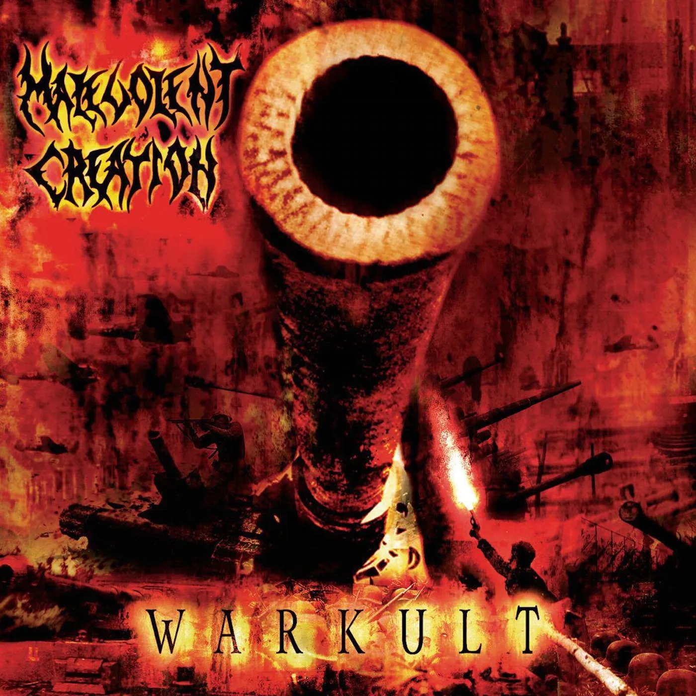 Malevolent Creation Warkult (Red) Vinyl Record