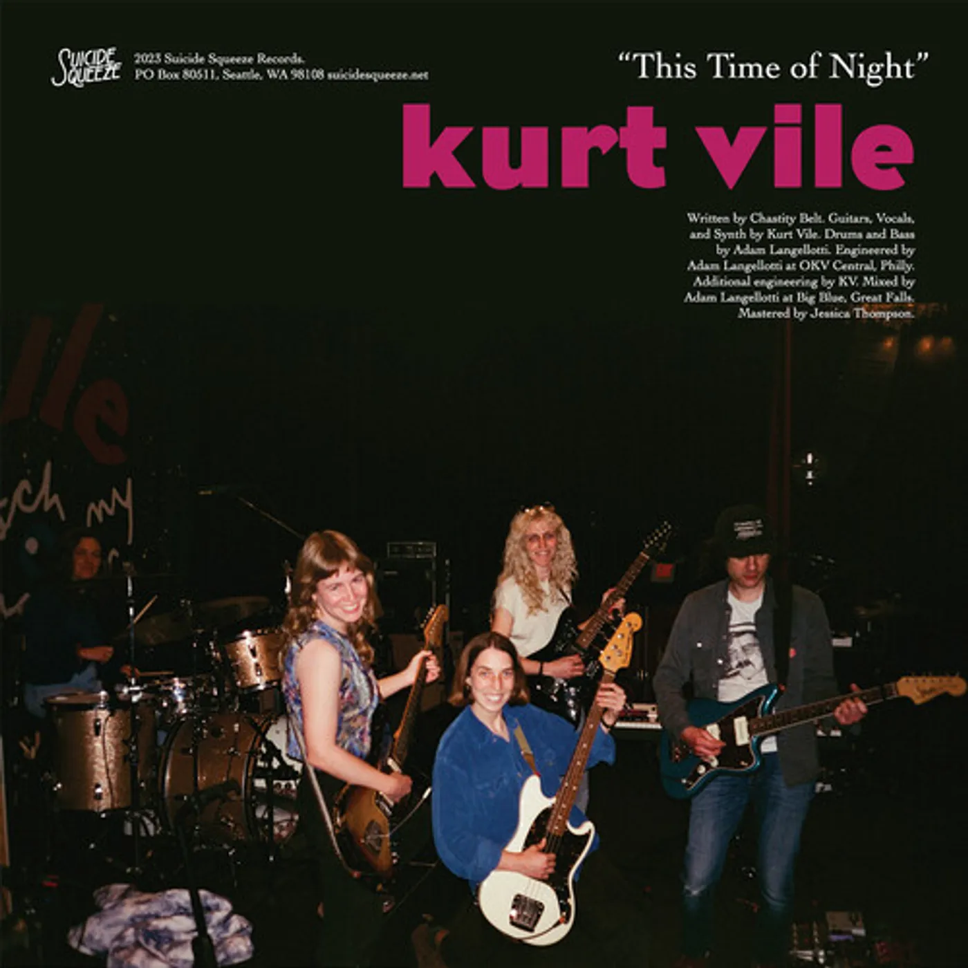 Kurt Vile / Courtney Barnett THIS TIME OF NIGHT B/W DIFFERENT NOW Vinyl Record