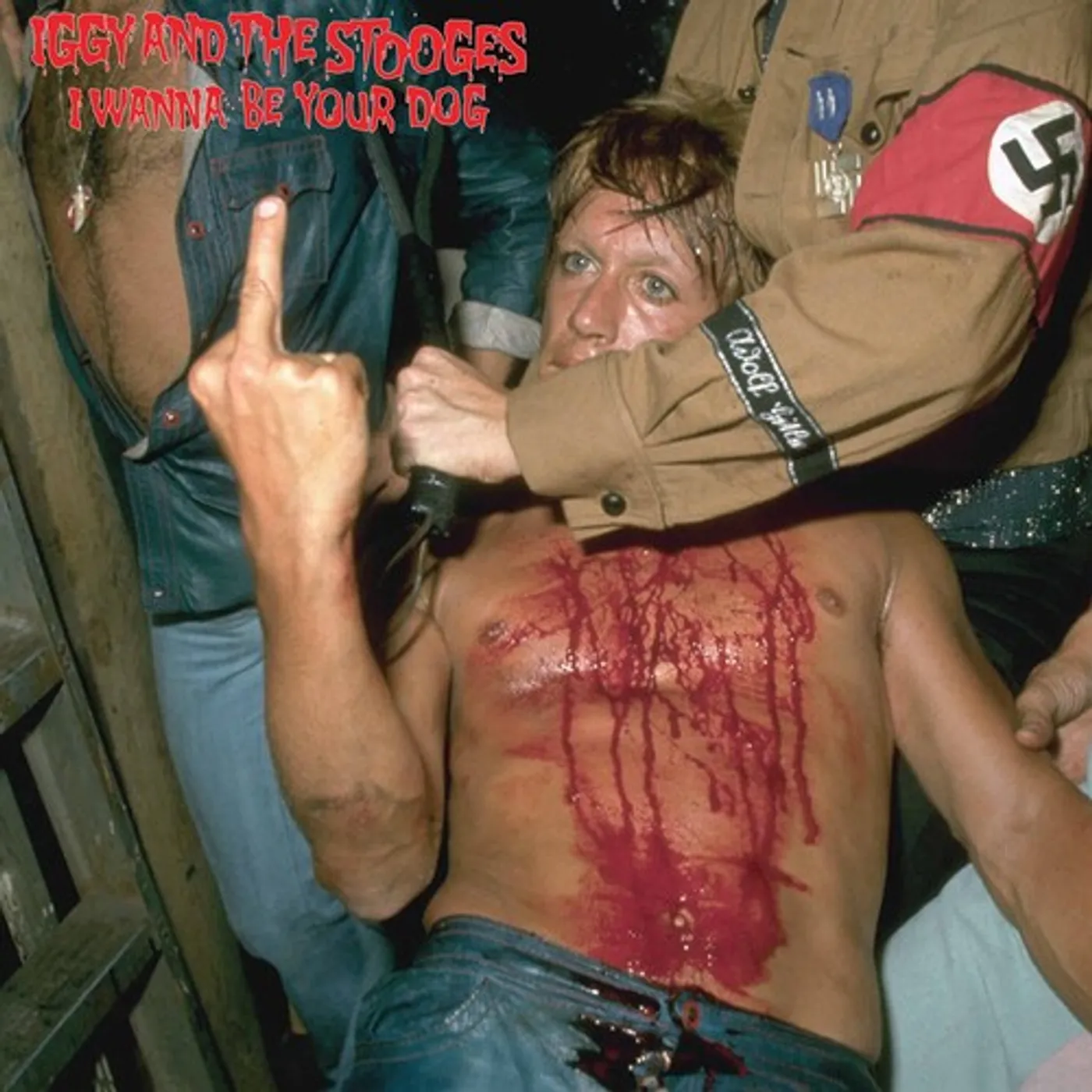 Iggy and the Stooges I Wanna Be Your Dog - Red/Blue/Black Splatter Vinyl Record