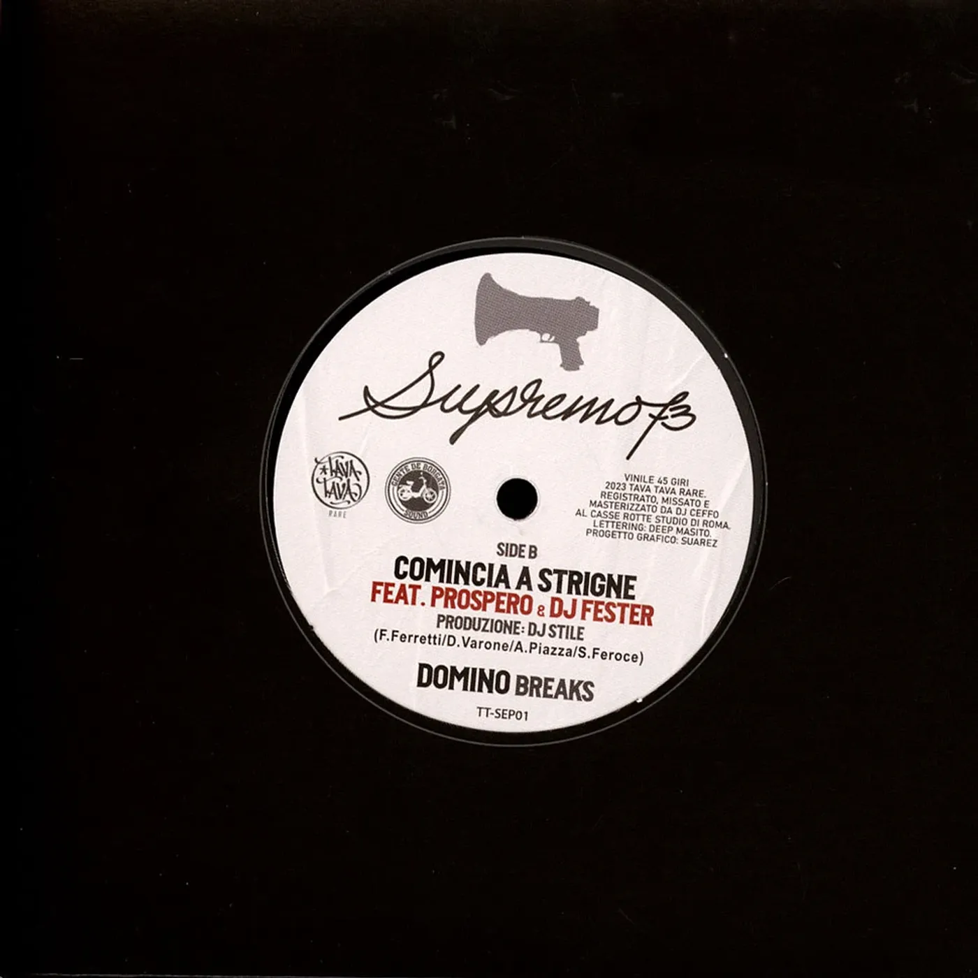 Supremo 73 DOMINO / COMINCIA A STRINGHE Vinyl Record