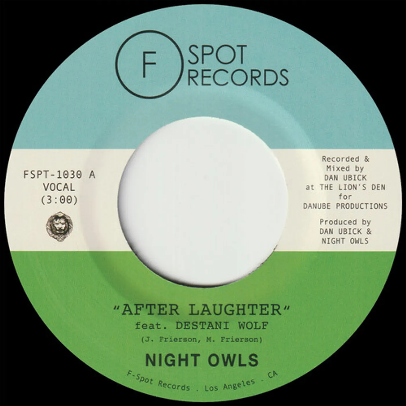 Night Owls AFTER LAUGHTER / DIDN'T I Vinyl Record