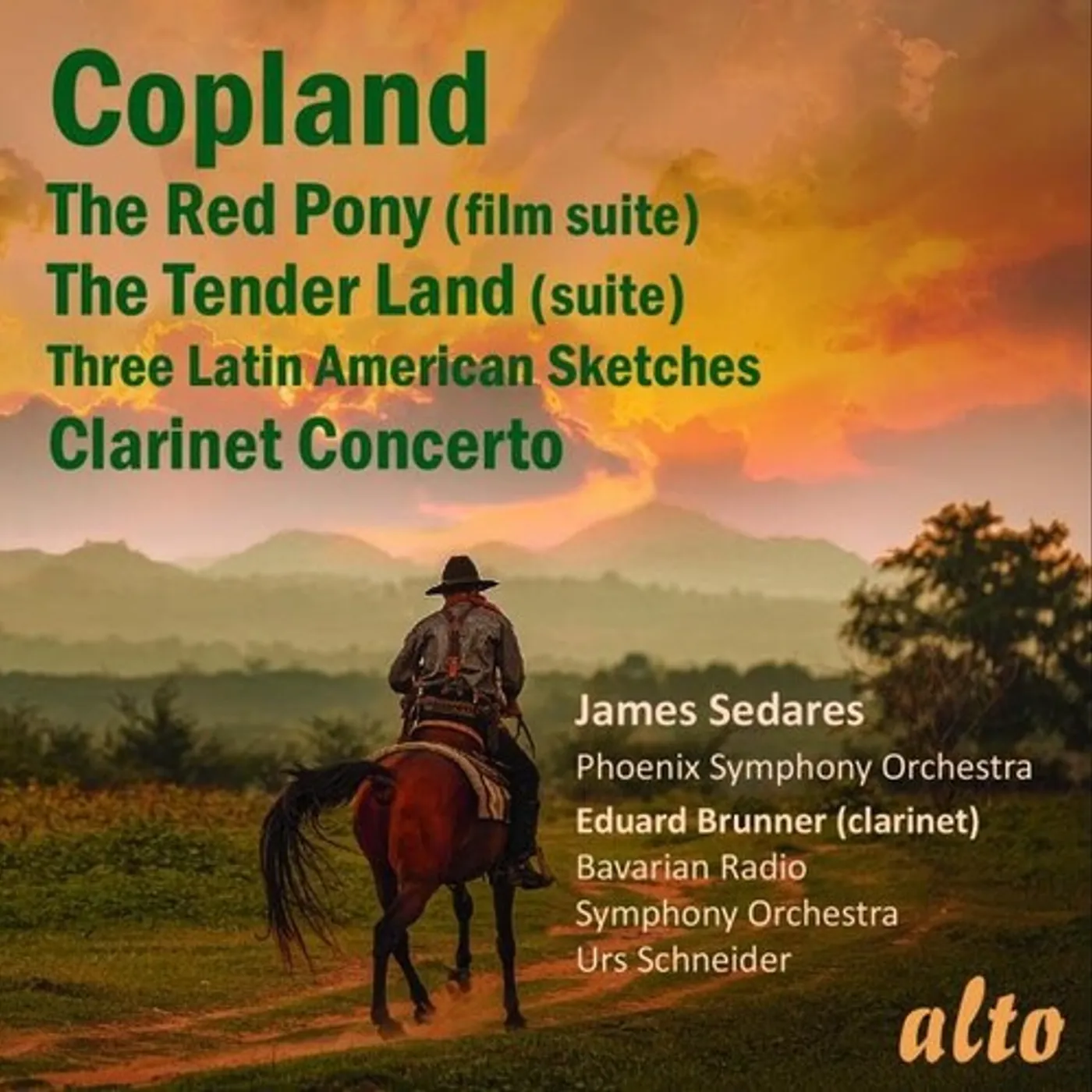 Phoenix Symphony COPLAND: RED PONY TENDER LAND CLARINET CONCERTO 3 CD
