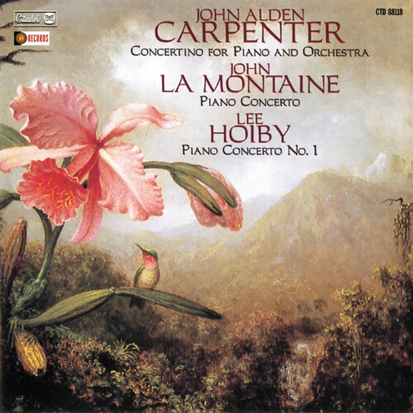 John Alden Carpenter CONCERTINO FOR PIANO AND ORCHESTRA / LEE HOIBY CD