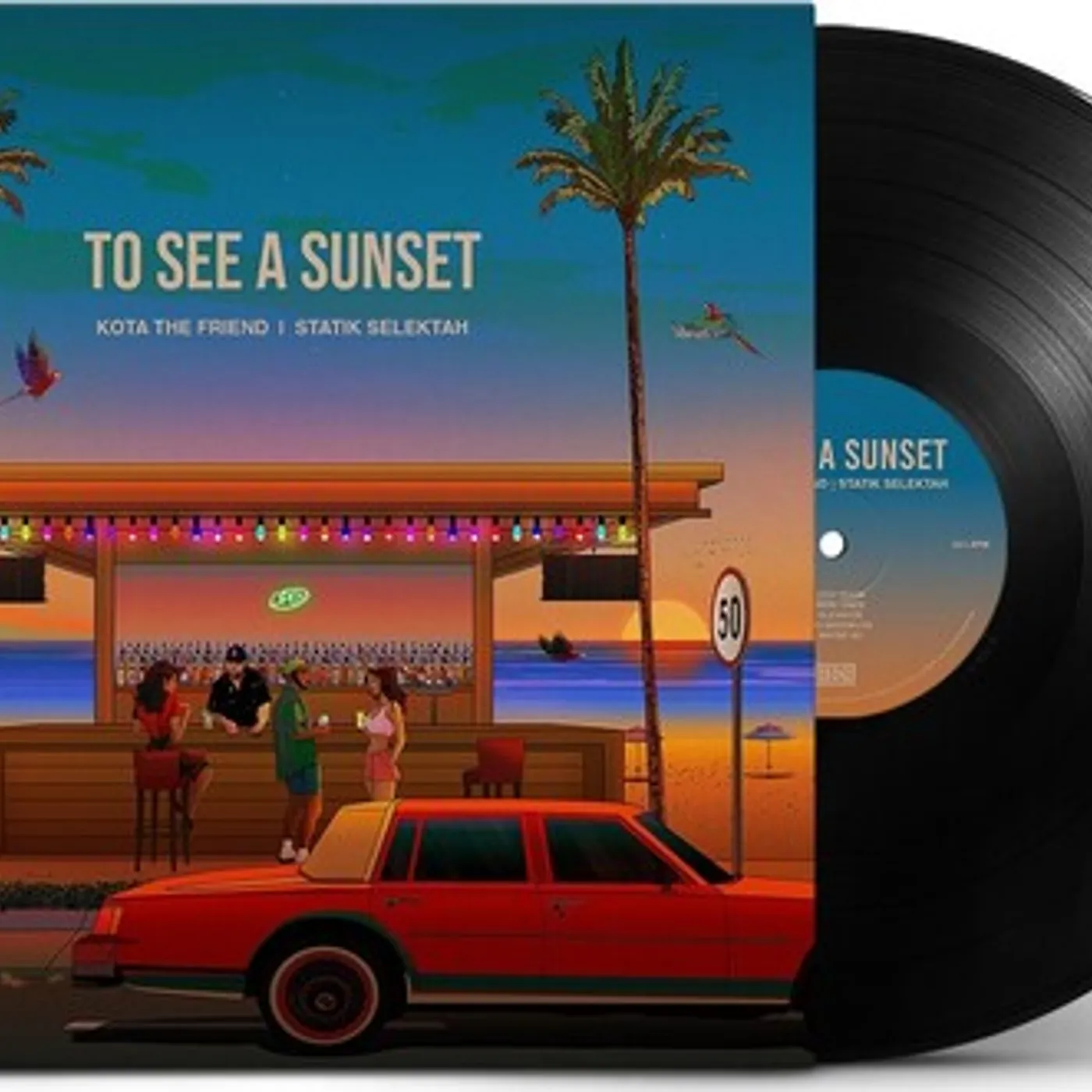 Kota the Friend & Statik Selektah TO SEE A SUNSET Vinyl Record