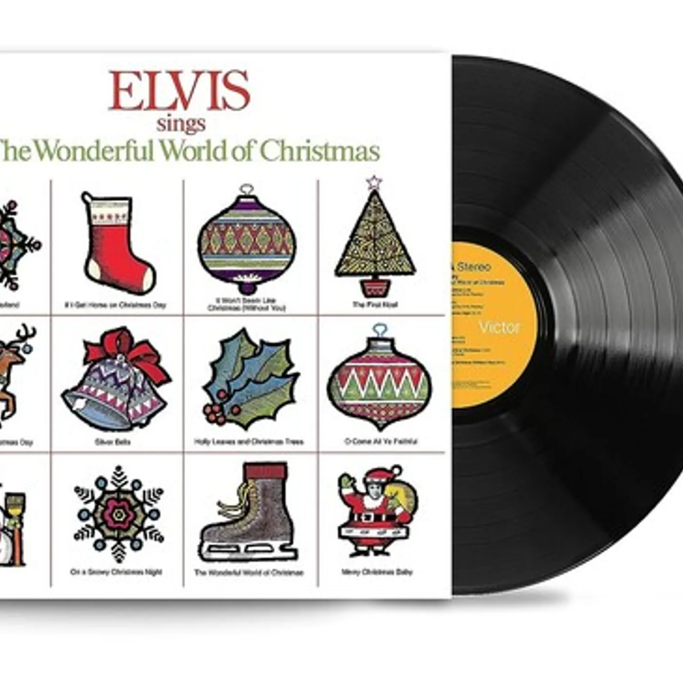 Elvis Presley Sings The Wonderful World Of Christmas Vinyl Record