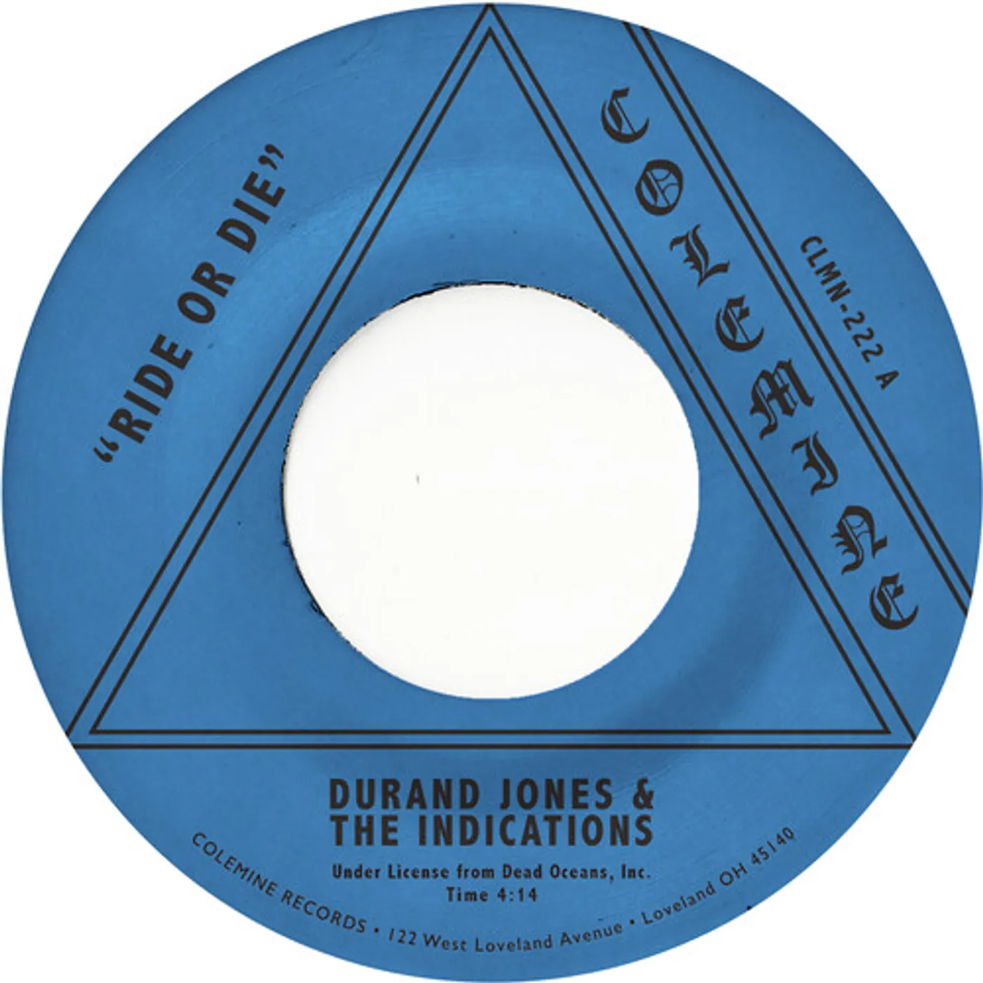 Durand Jones & The Indications RIDE OR DIE / MORE THAN EVER Vinyl Record