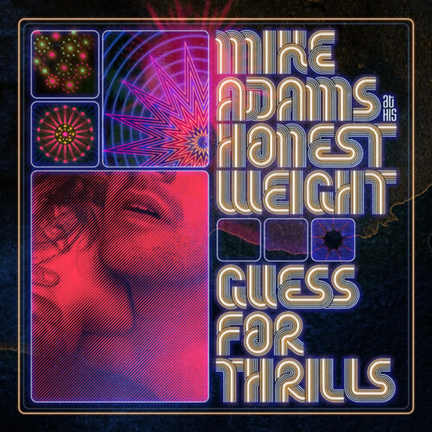 Mike Adams at His Honest Weight Guess For Thrills Vinyl Record