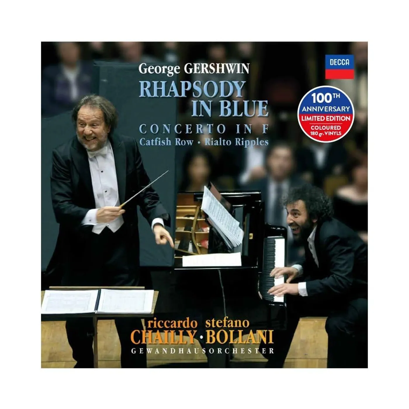 Riccardo Chailly / Stafano Bollani / Gewandhausorc RHAPSODY IN BLUE Vinyl Record