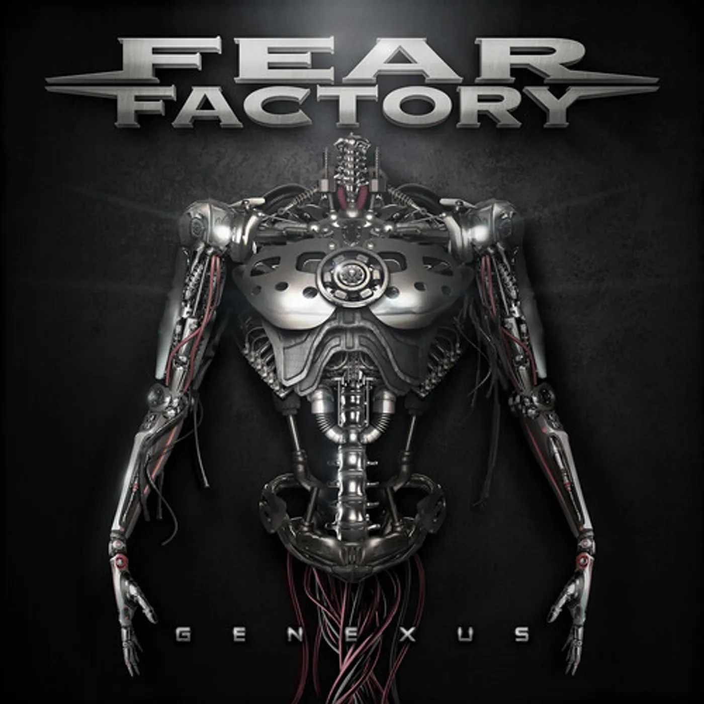 Fear Factory Genexus (Crystal Clear Black White Splatter) Vinyl Record