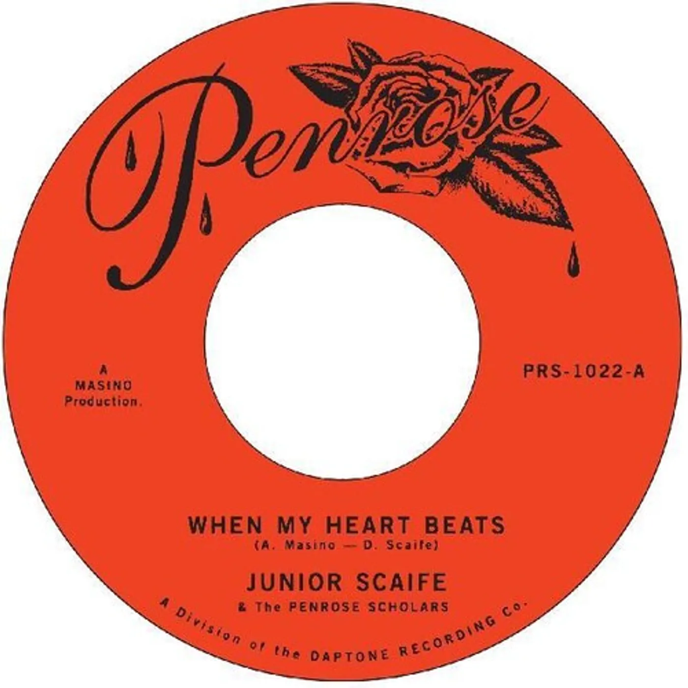 Junior Scaife WHEN MY HEART BEATS / MOMENT TO MOMENT Vinyl Record