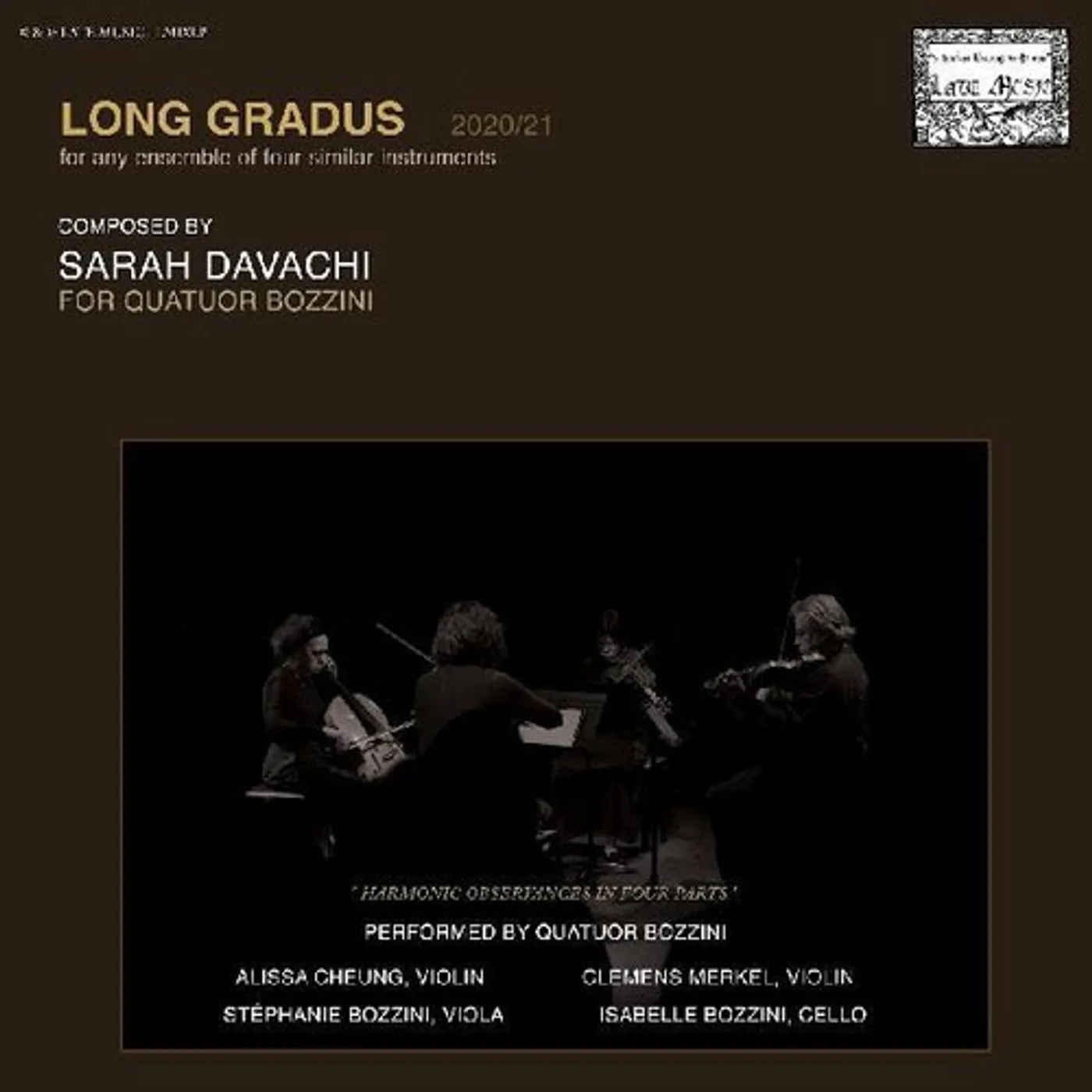 Sarah Davachi LONG GRADUS CD