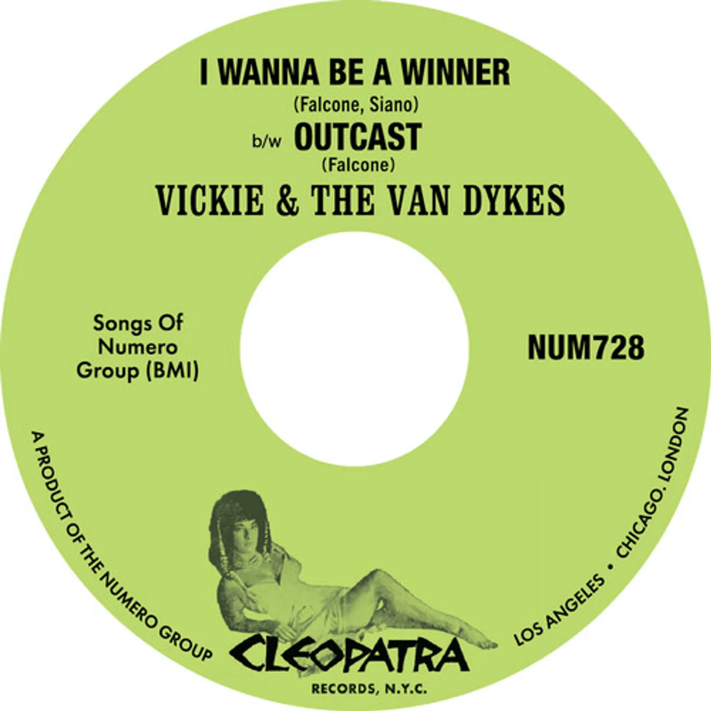 Vickie & The Van Dykes I WANNA BE A WINNER B/W OUTCAST Vinyl Record