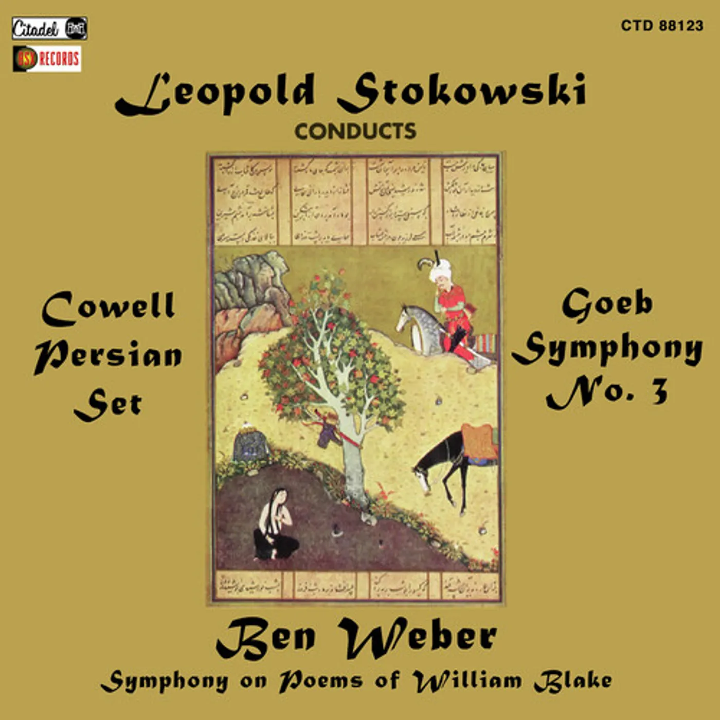 LEOPOLD STOKOWSKI CONDUCTS HENRY COWELL ROGER GOEB CD