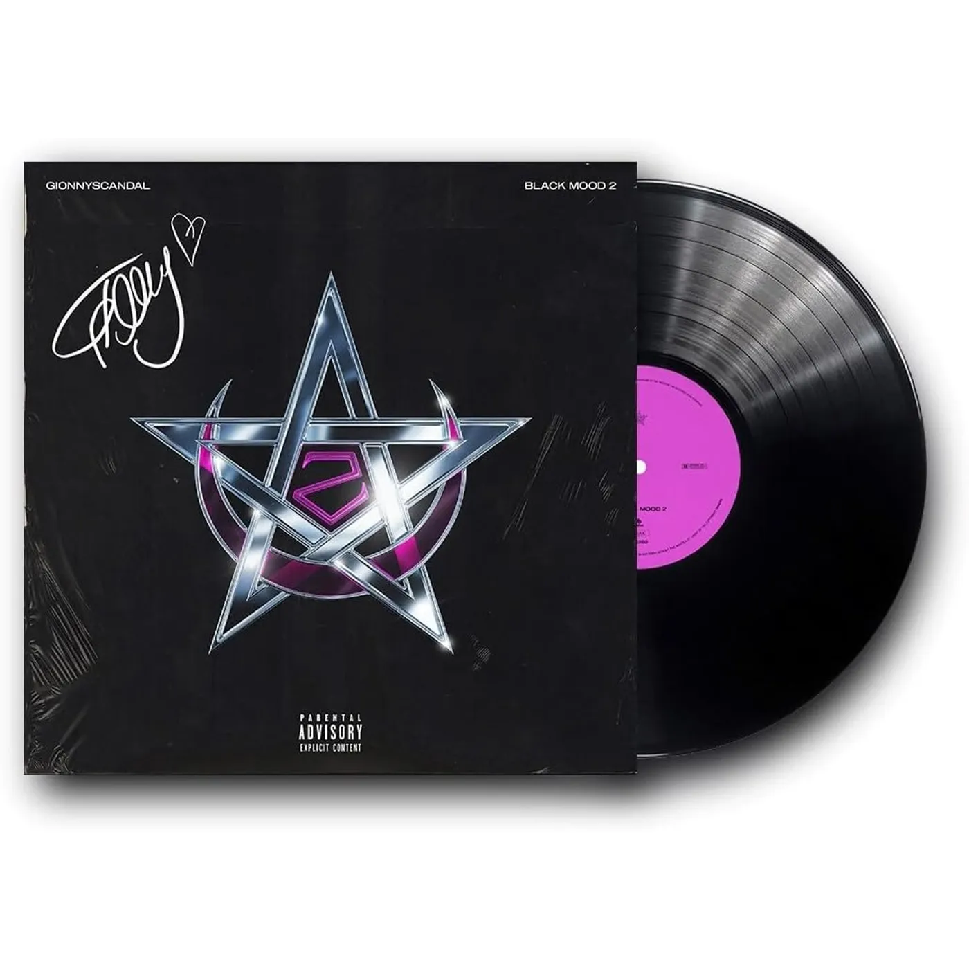 GionnyScandal Black Mood 2 (Autographed) Vinyl Record