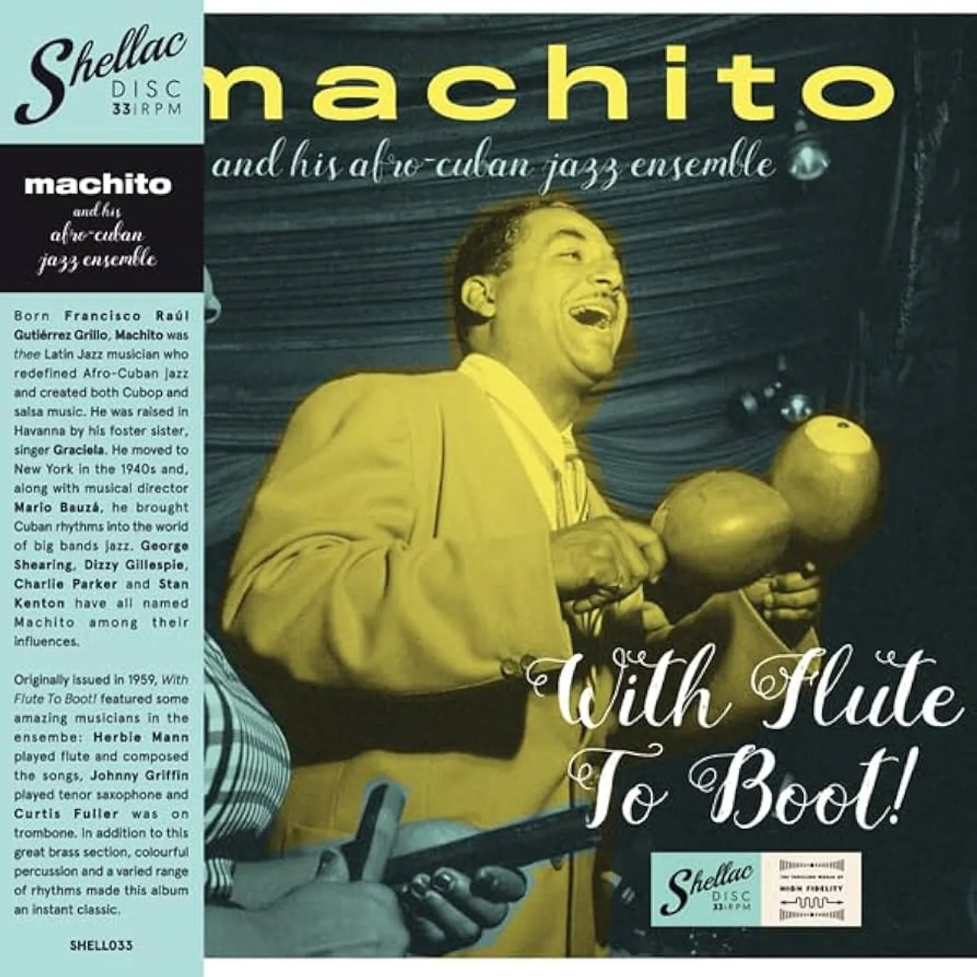 Machito & His Afro-cuban Jazz Ensemble WITH FLUTE TO BOOT Vinyl Record