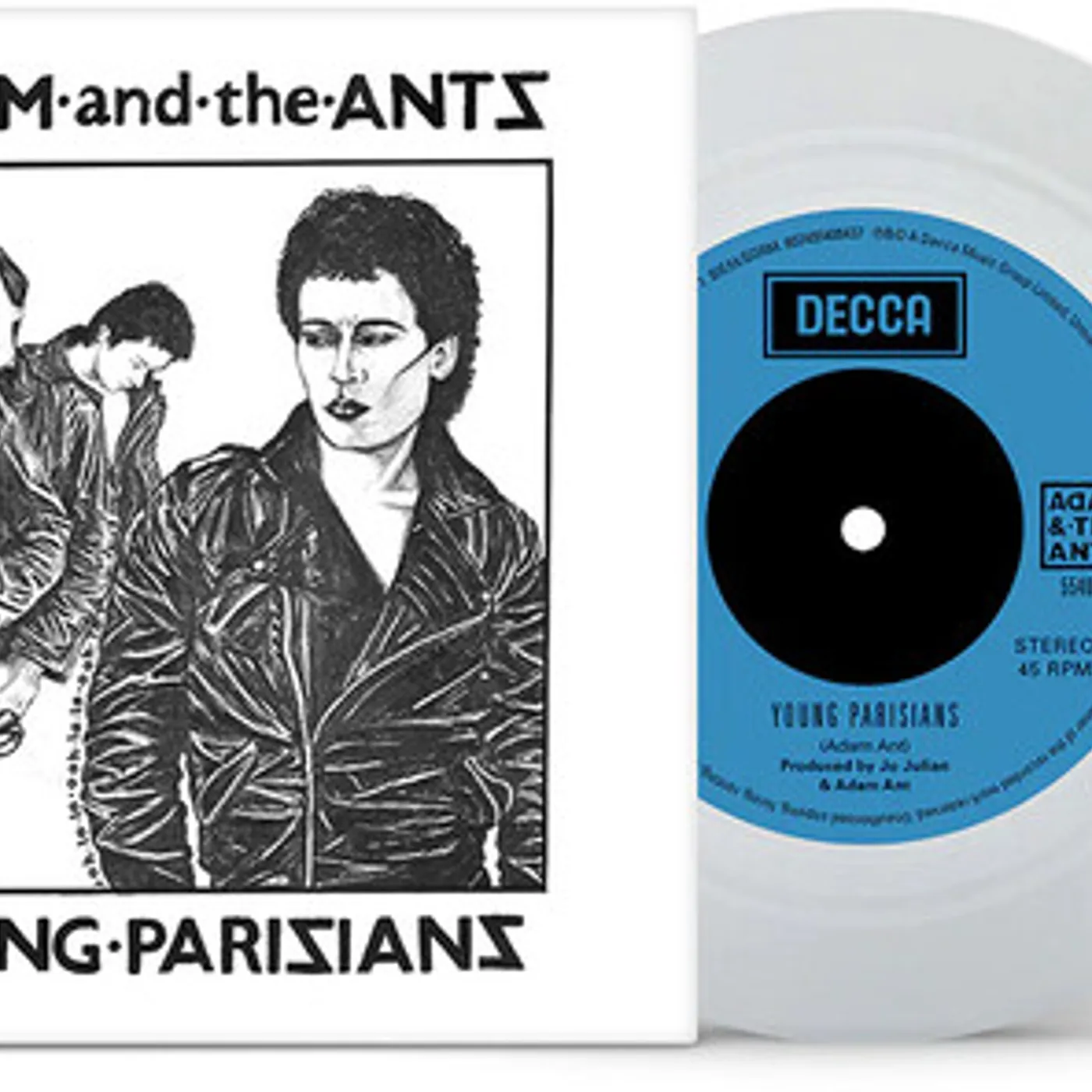 Adam & The Ants YOUNG PARISIANS Vinyl Record