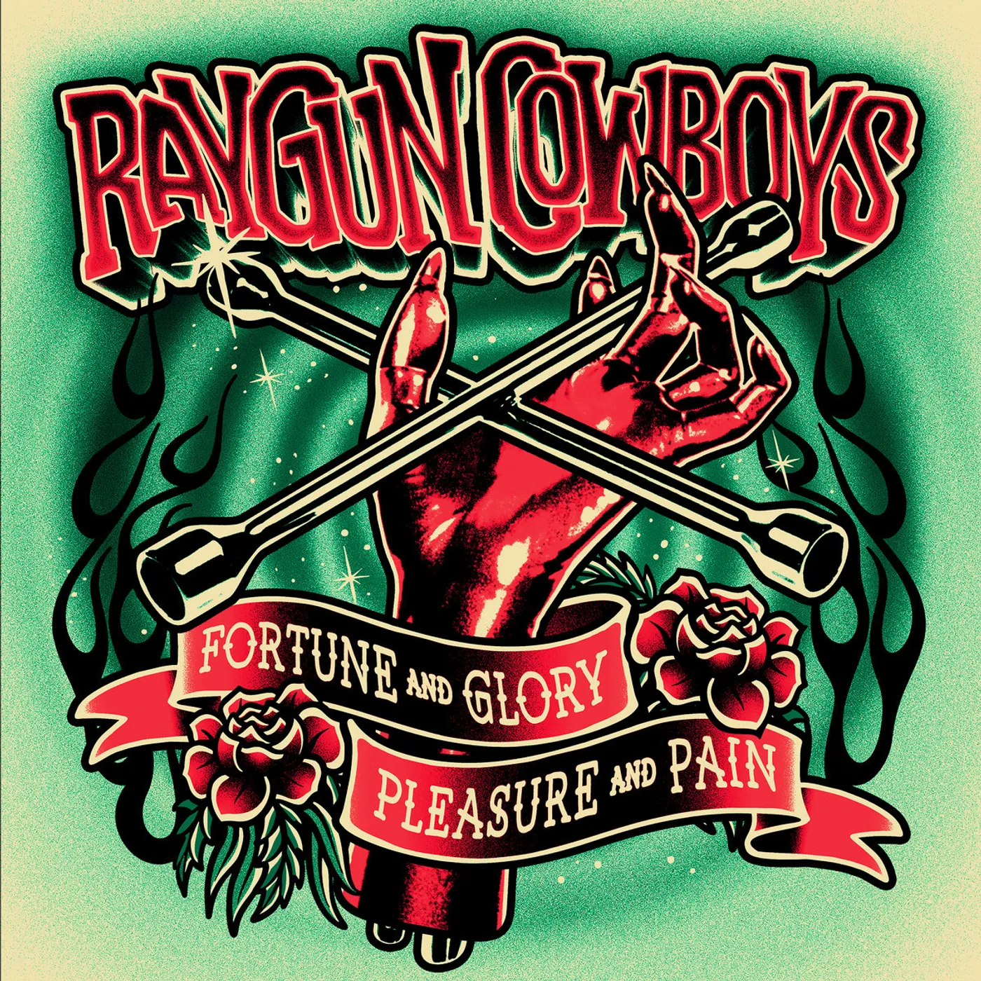 Raygun Cowboys FORTUNE GLORY PLEASURE & PAIN Vinyl Record