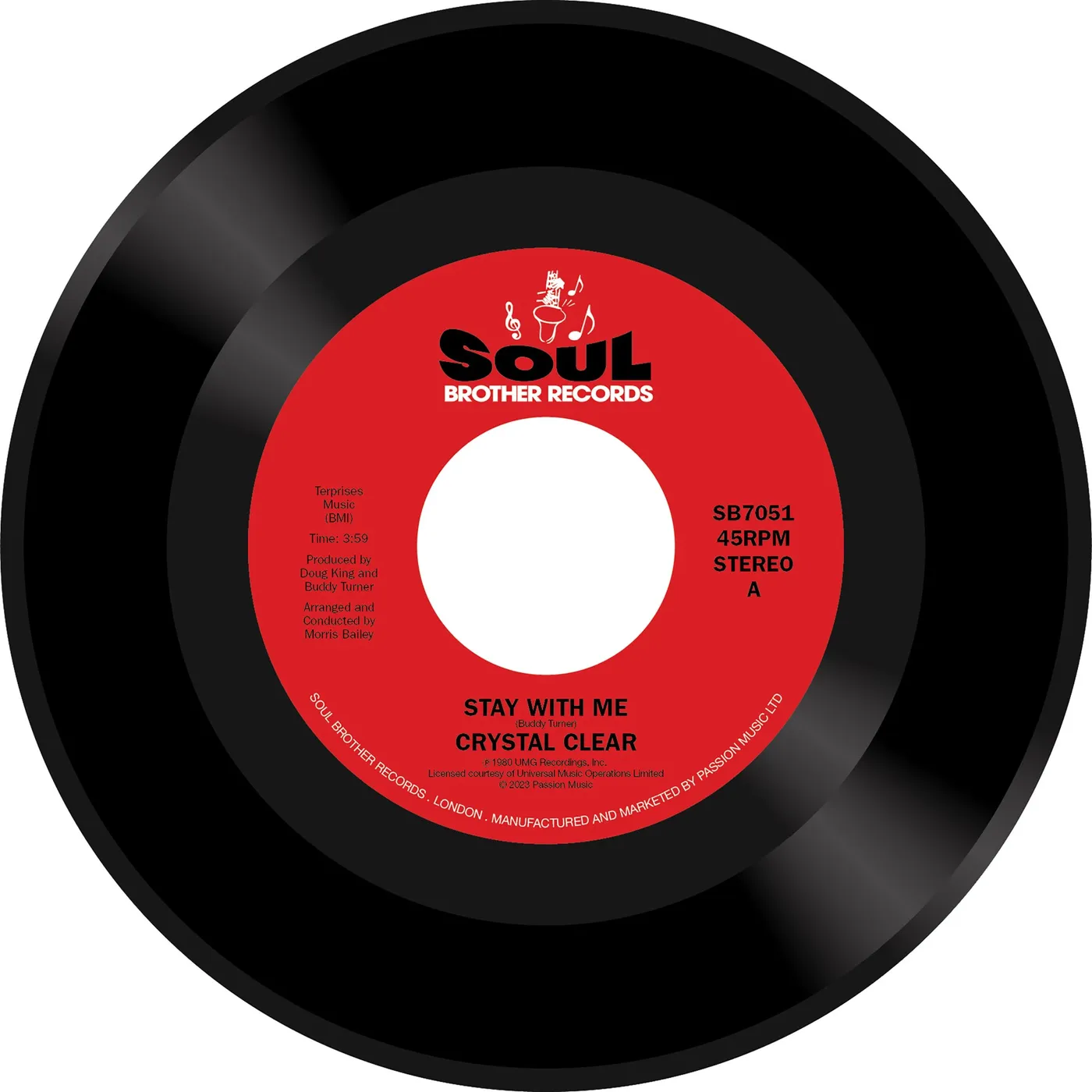 Crystal Clear STAY WITH ME Vinyl Record