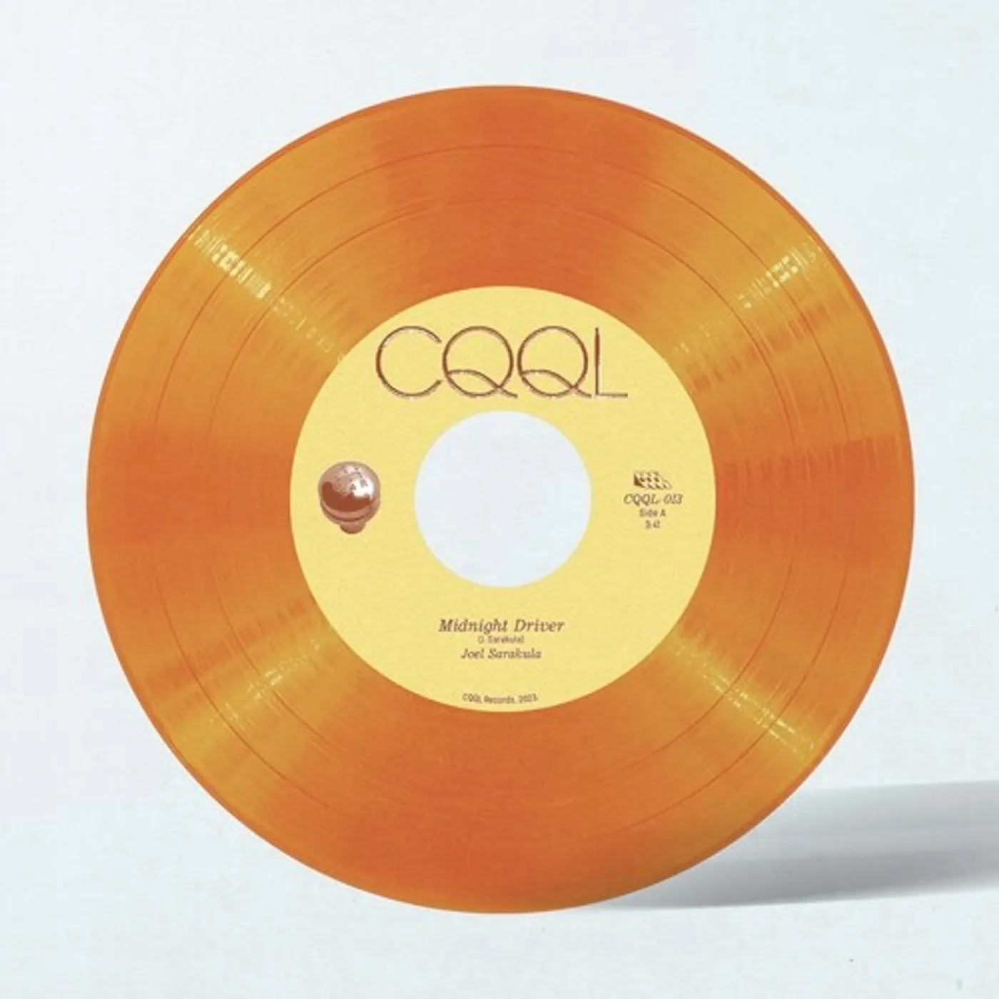 Joel Sarakula MIDNIGHT DRIVER B/W I'M STILL WINNING - ORANGE Vinyl Record