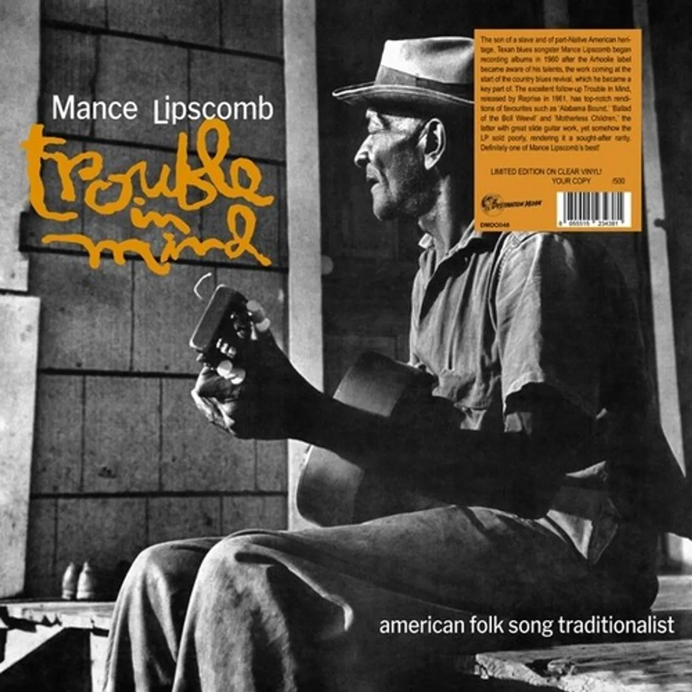 Mance Lipscomb TROUBLE IN MIND Vinyl Record