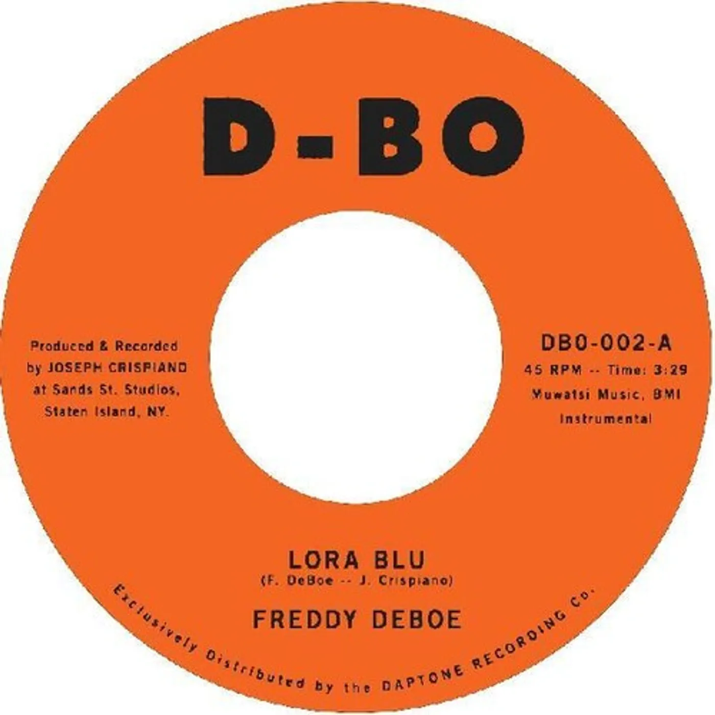 Freddy DeBoe LORA BLU / LOST AT SEA Vinyl Record