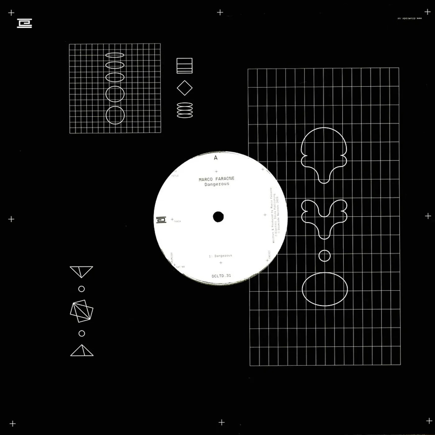 Marco Faraone DANGEROUS Vinyl Record