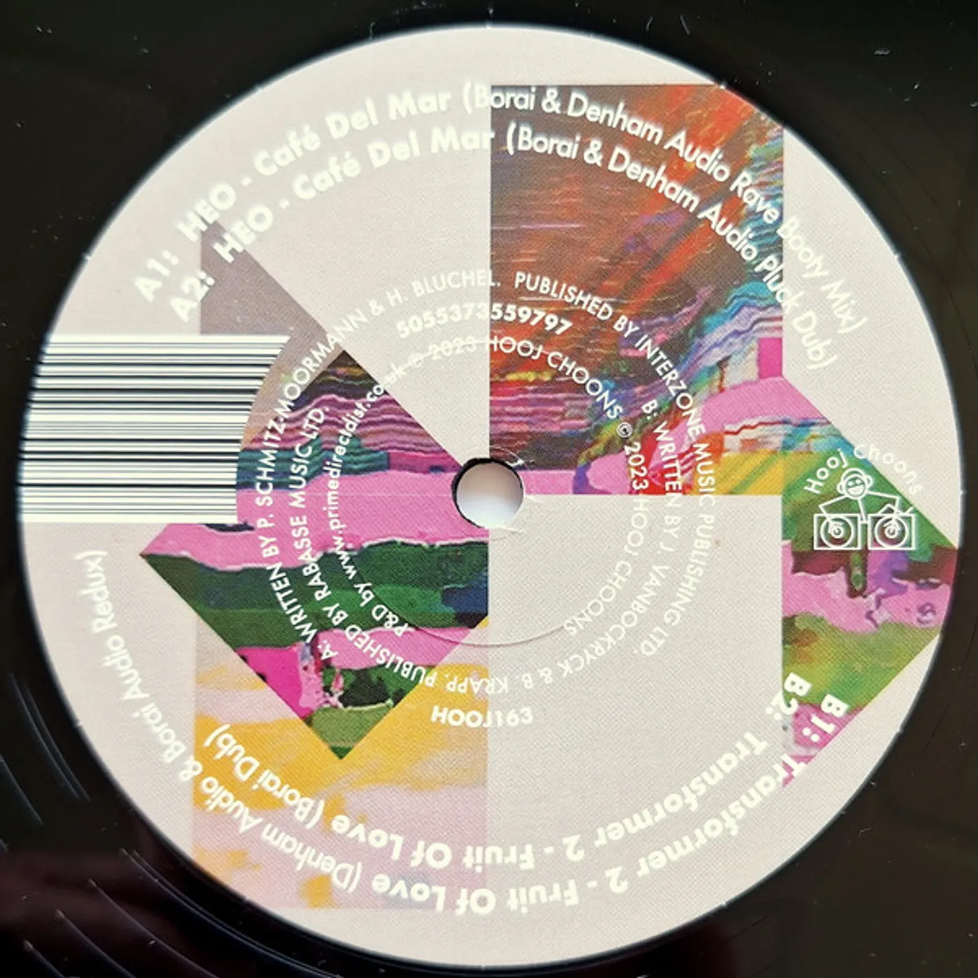 HEO Cafe Del Mar (Borai & Denham Audio Mixes) Vinyl Record