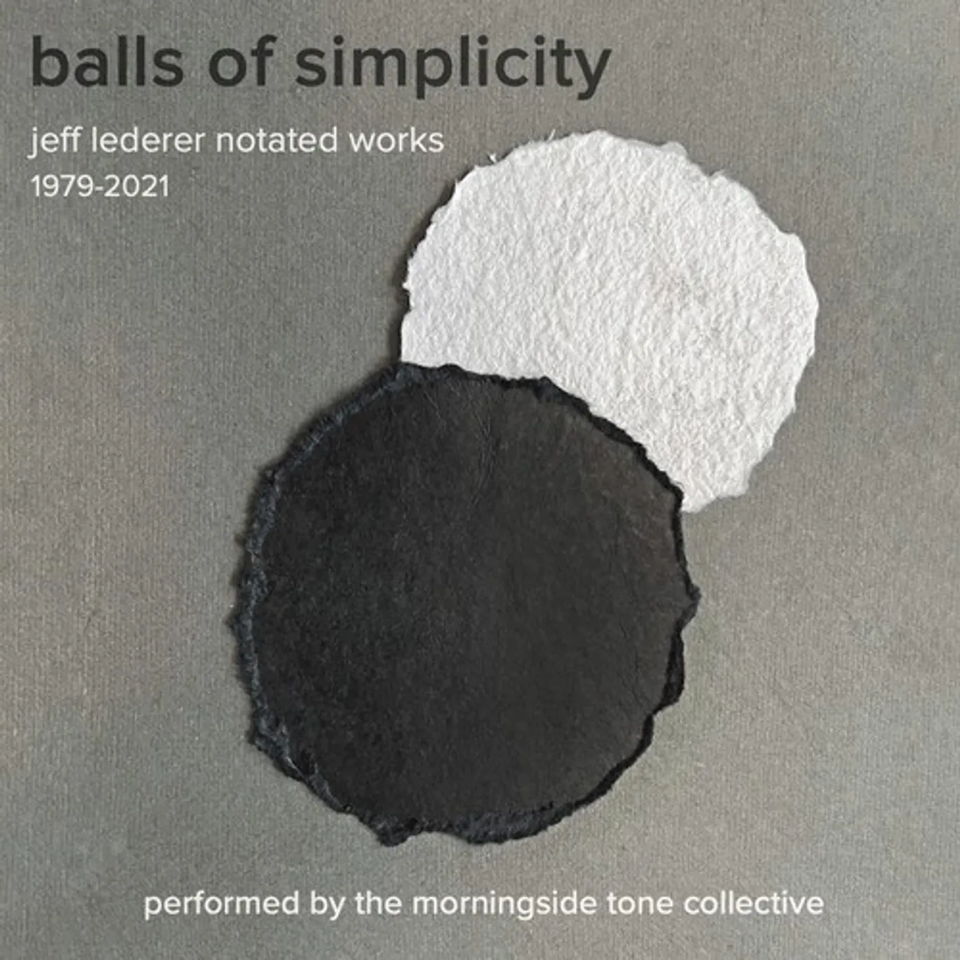 Jeff Lederer BALLS OF SIMPLICITY CD
