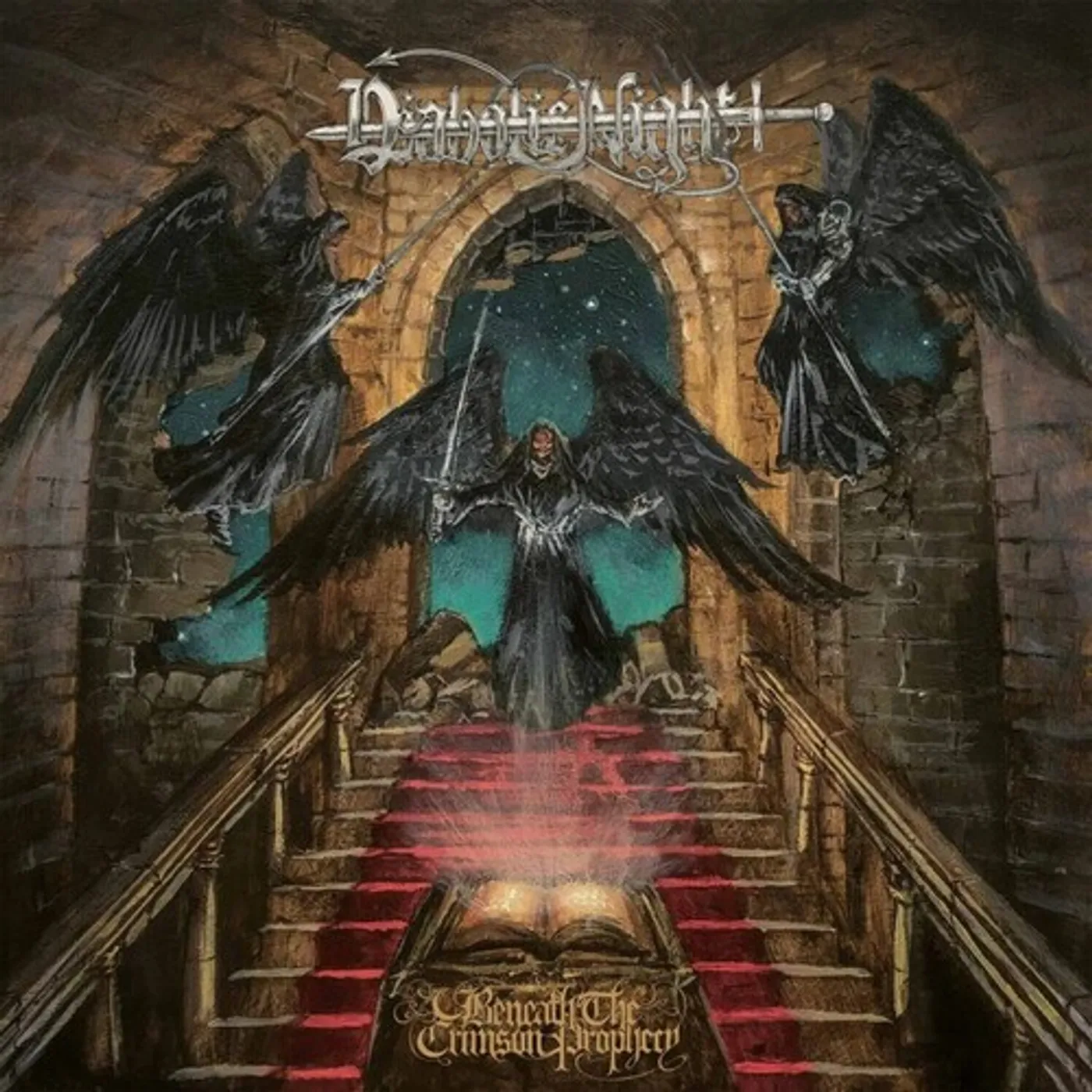 Diabolic Night Beneath The Crimson Prophecy (Blue) Vinyl Record