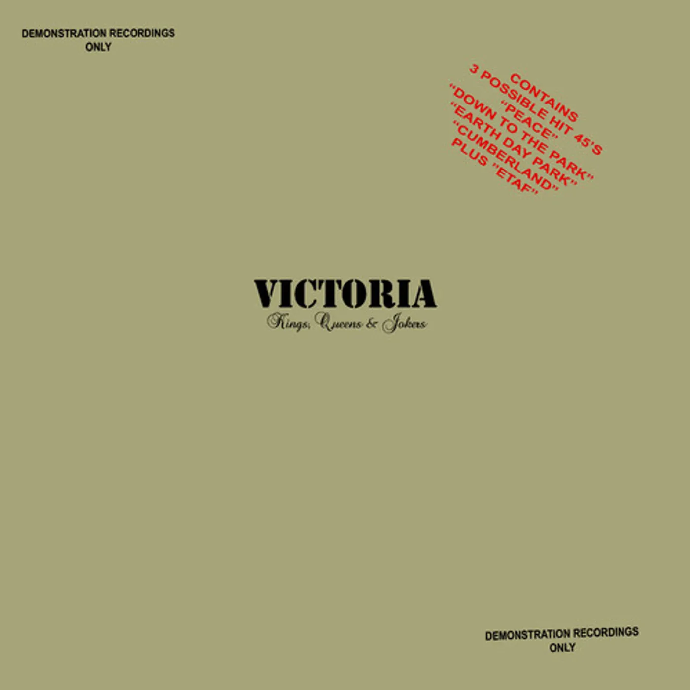 VICTORIA KINGS QUEENS & JOKERS CD