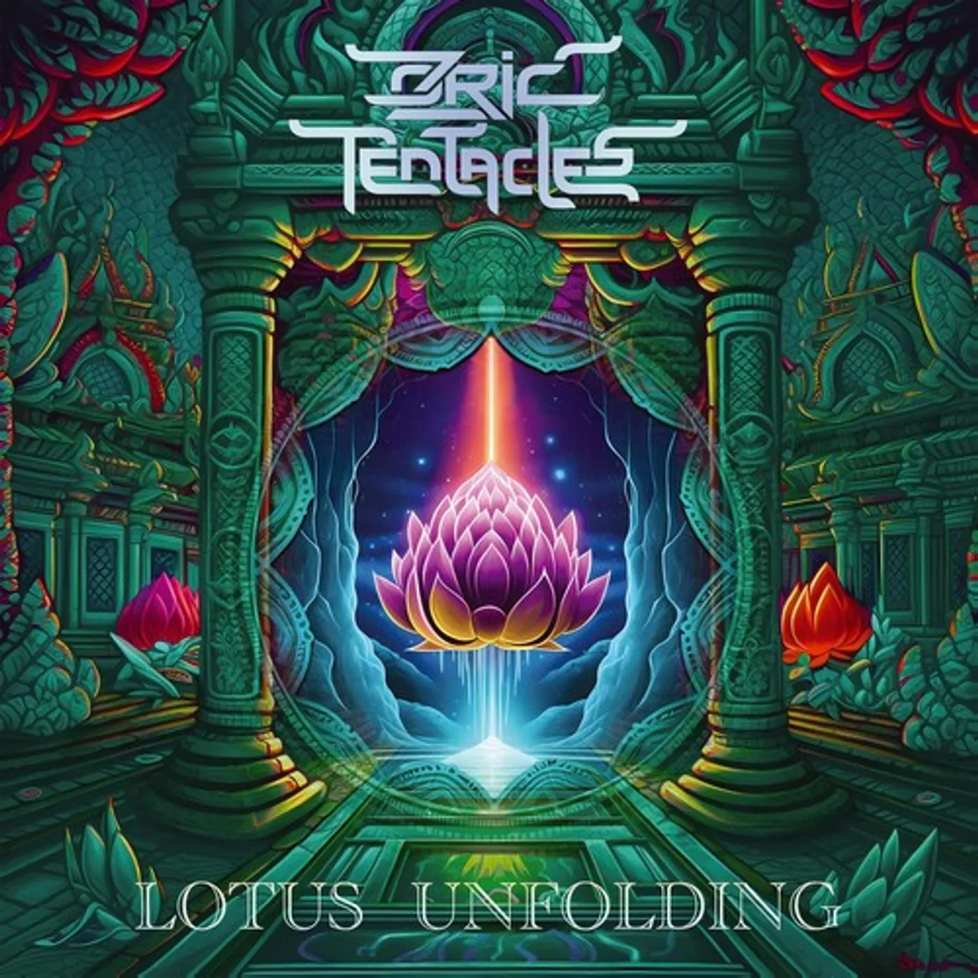 Ozric Tentacles LOTUS UNFOLDING Vinyl Record