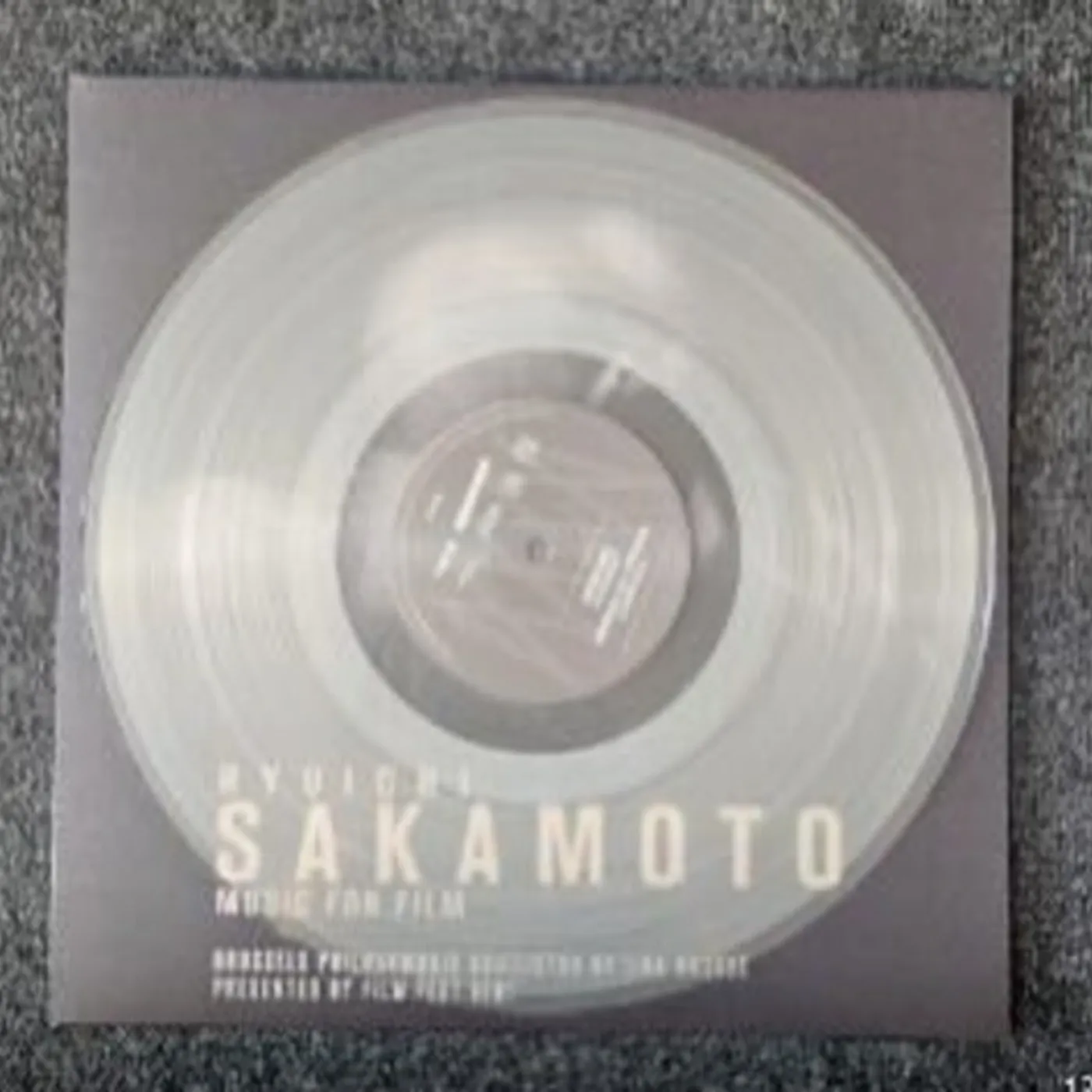 Ryuichi Sakamoto / Dirk Brosse / Brussels Philharm MUSIC FOR FILM 2023 Vinyl Record