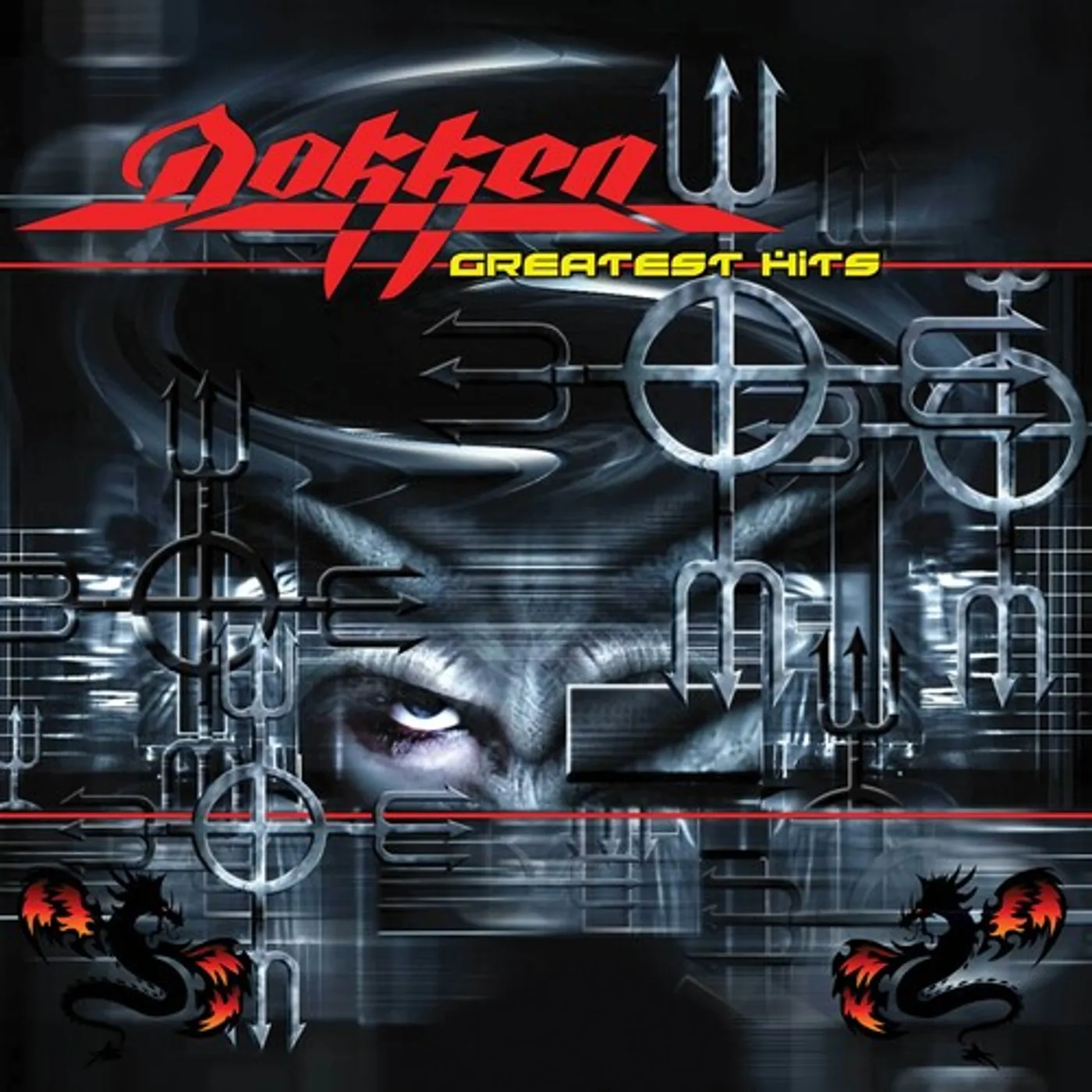 Dokken Greatest Hits (Red/Purple Splatter) Vinyl Record