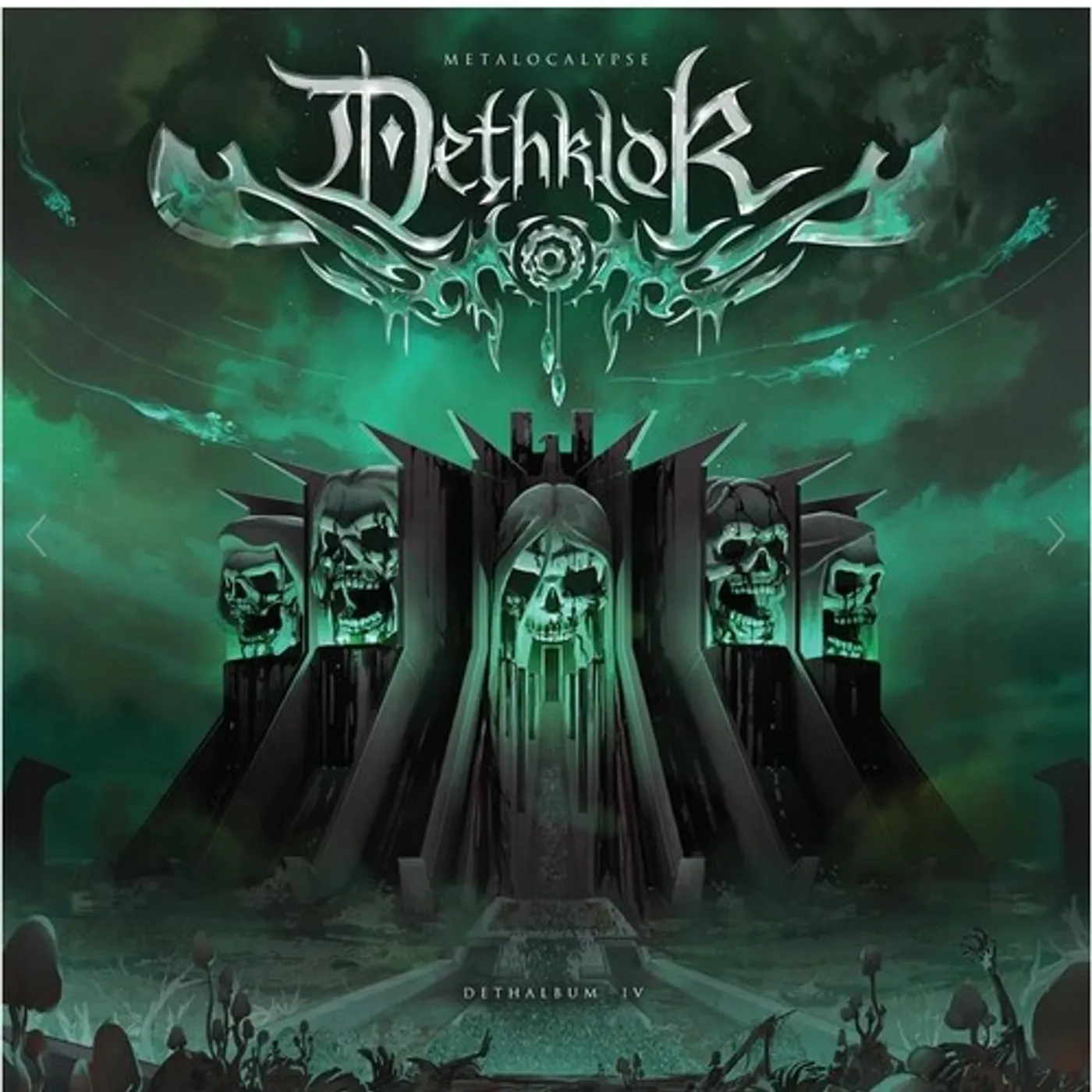 Dethklok DEATHALBUM IV - GREY Vinyl Record