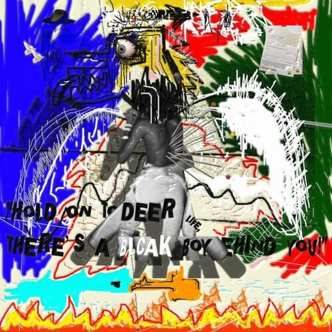 KABEAUSHÉ HOLD ON TO DEER LIFE THERE'S BLCAK BOY BEHIND YOU Vinyl Record