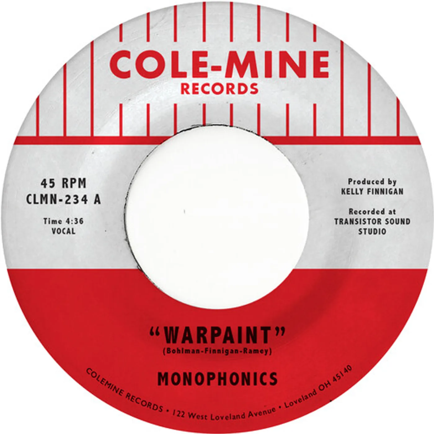 Monophonics & Kelly Finnigan WARPAINT / CRASH & BURN Vinyl Record