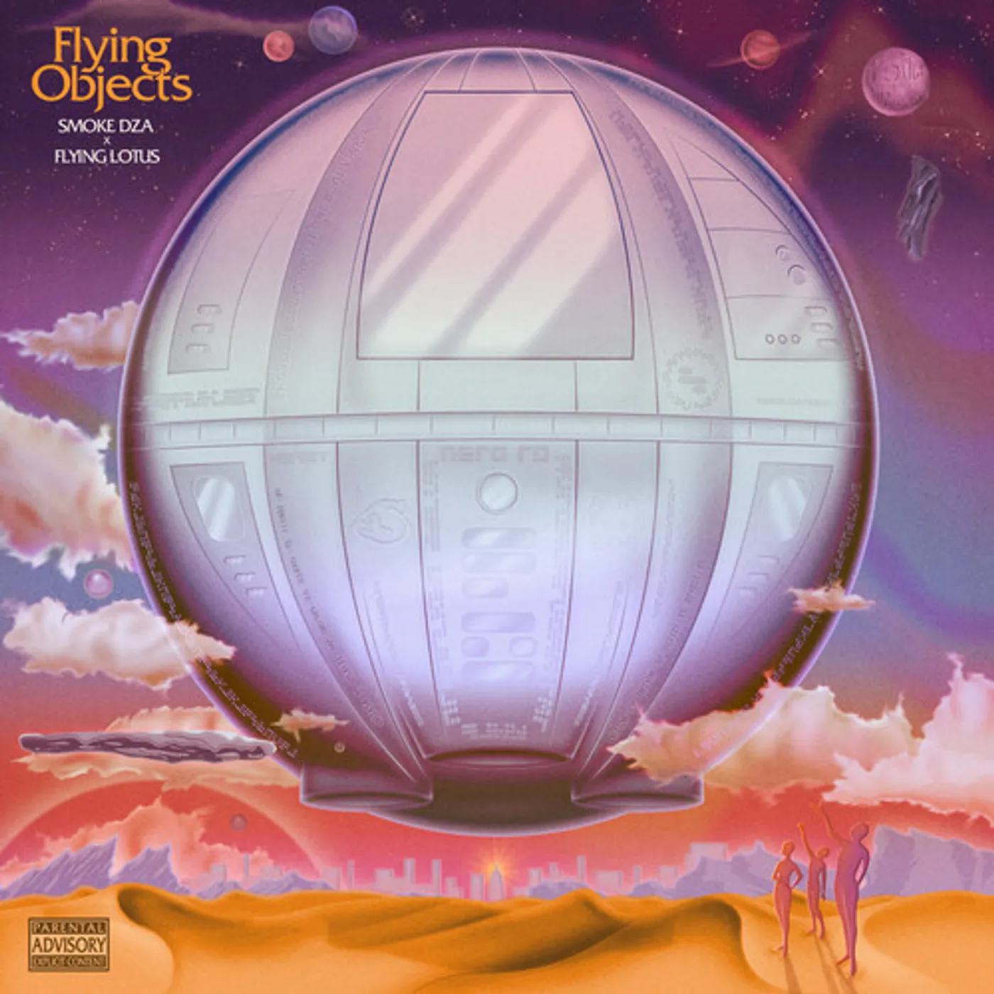 Smoke Dza & Flying Lotus FLYING OBJECTS Vinyl Record
