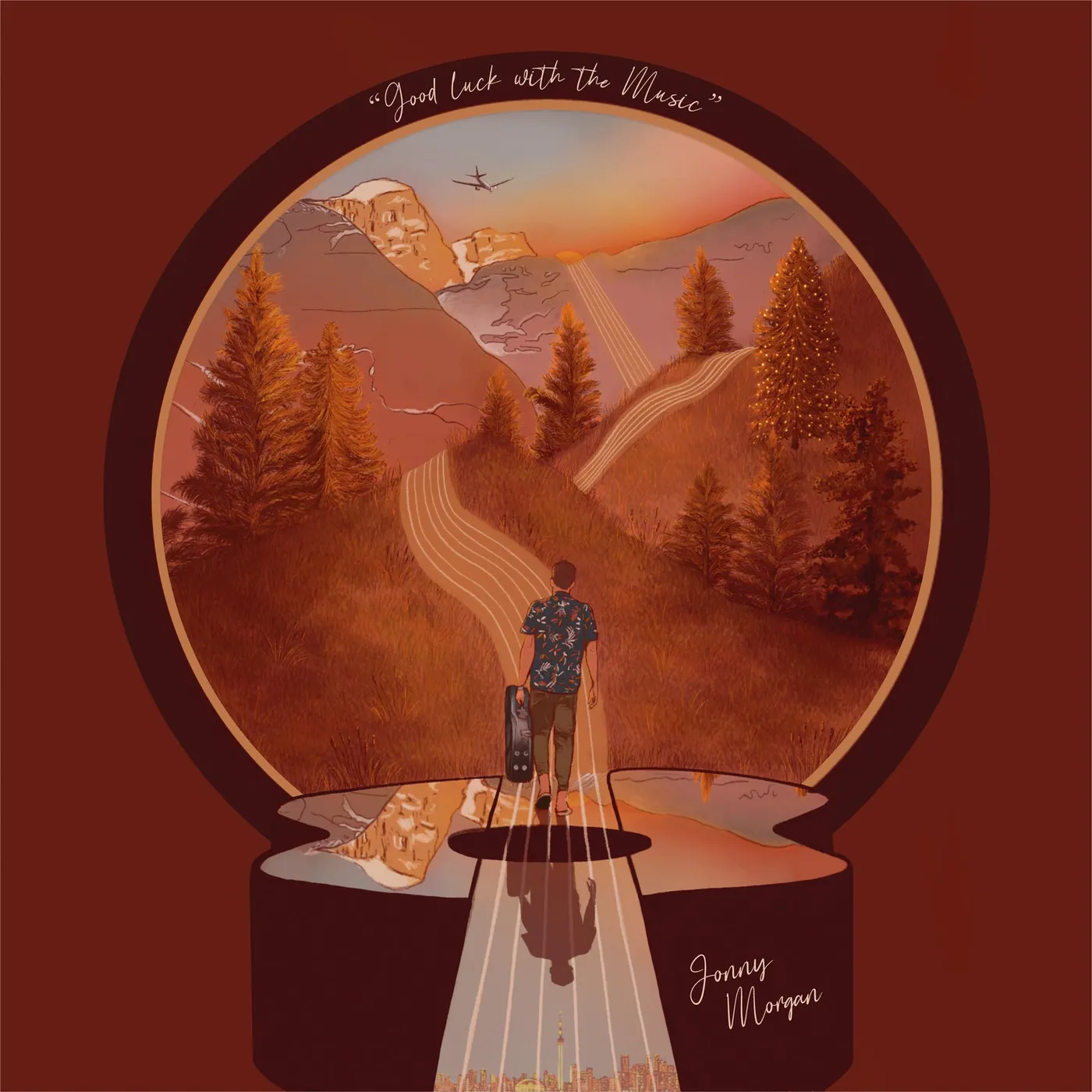 Jonny Morgan GOOD LUCK WITH THE MUSIC Vinyl Record