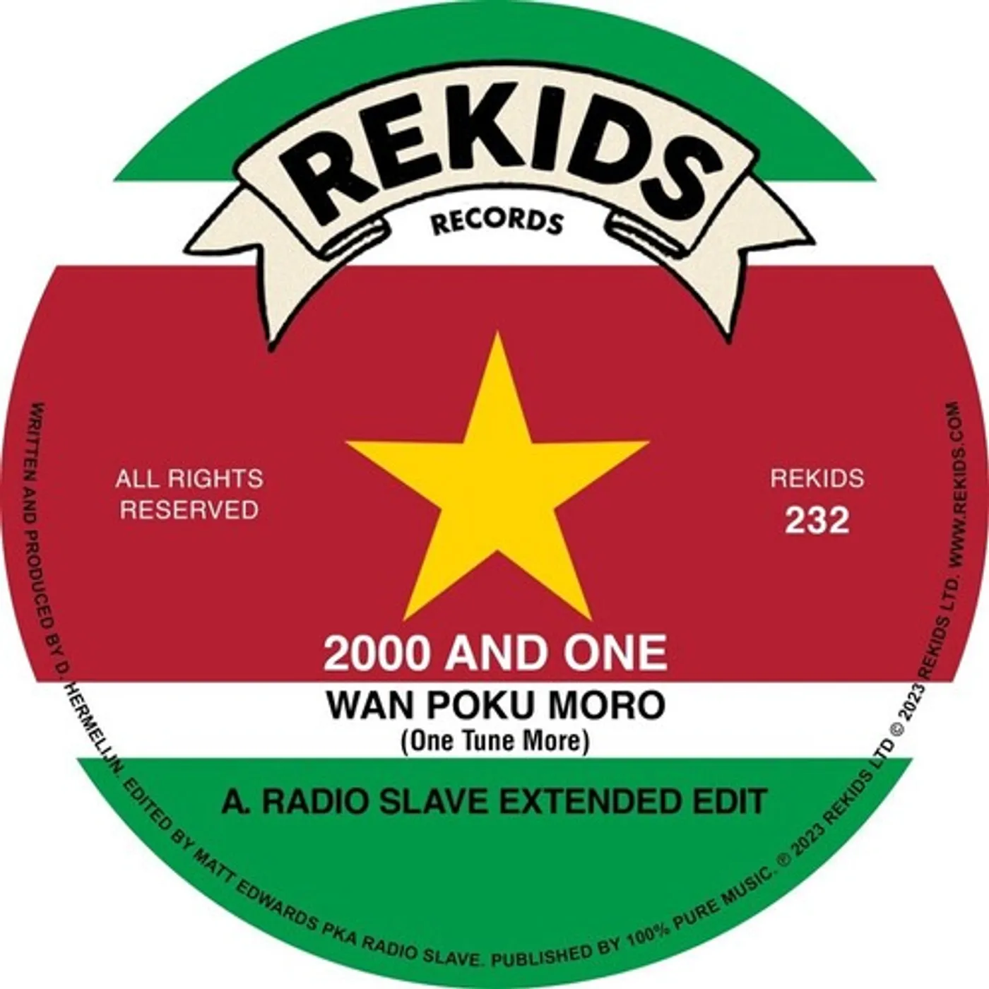 2000 And One WAN POKU MORO (RADIO SLAVE / RIVA STARR REMIXES) Vinyl Record