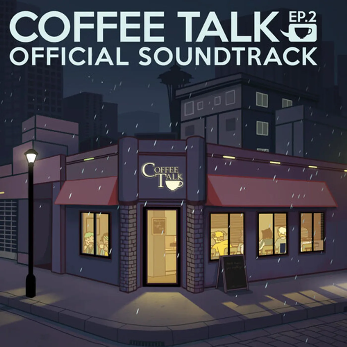 Andrew Jeremy Coffee Talk Ep 2 Hibiscus & Butterfly - Original Soundtrack (Blue/Violet) Vinyl Record