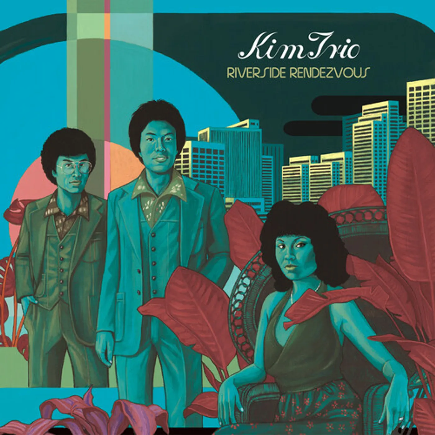 Kim Trio RIVERSIDE RENDEZVOUS 12 HITS - GREEN Vinyl Record