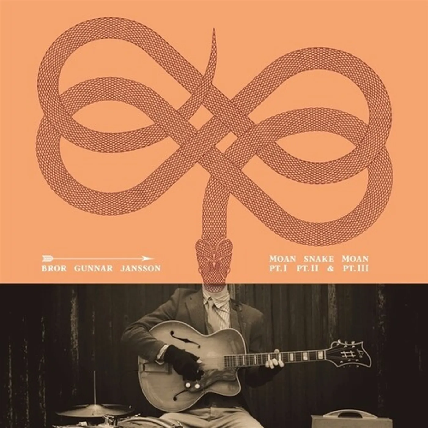 Bror Gunnar Jansson MOAN SNAKE MOAN PART I PART II & PART III Vinyl Record
