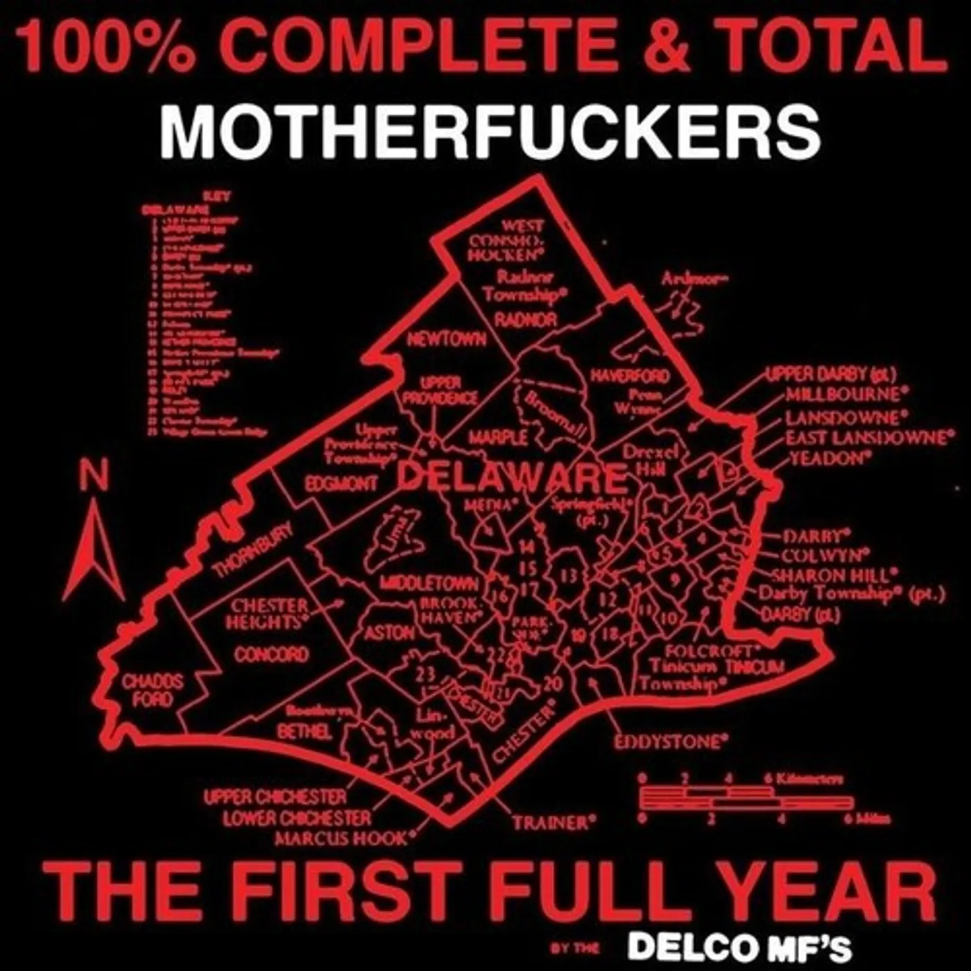 Delco MF’s 100% COMPLETE & TOTAL MOTHERFUCKERS Vinyl Record